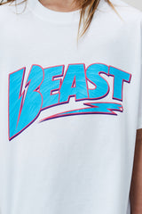 KIDS 3D BOLT S/SLEEVE TEE - WHITE