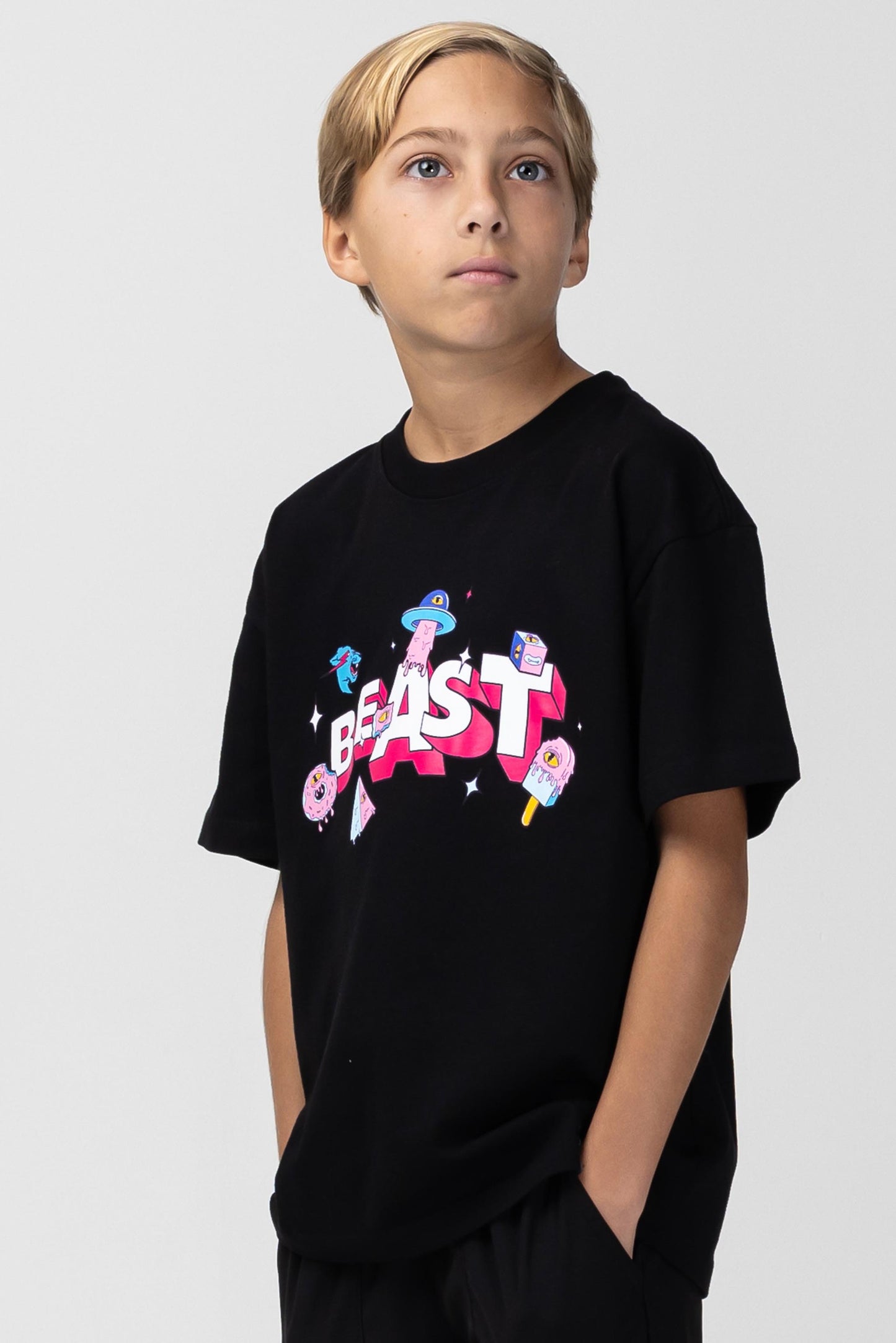 KIDS DONUTZ TEE - BLACK