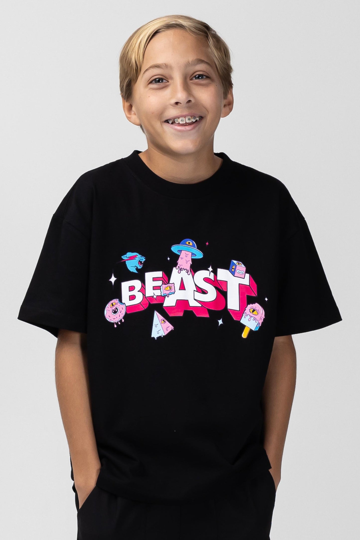 KIDS DONUTZ TEE - BLACK