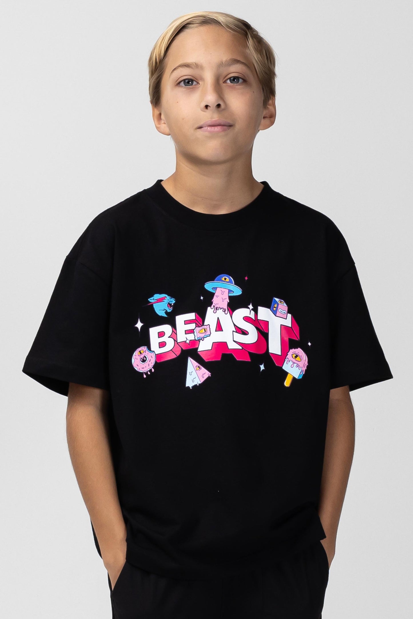 KIDS DONUTZ TEE - BLACK