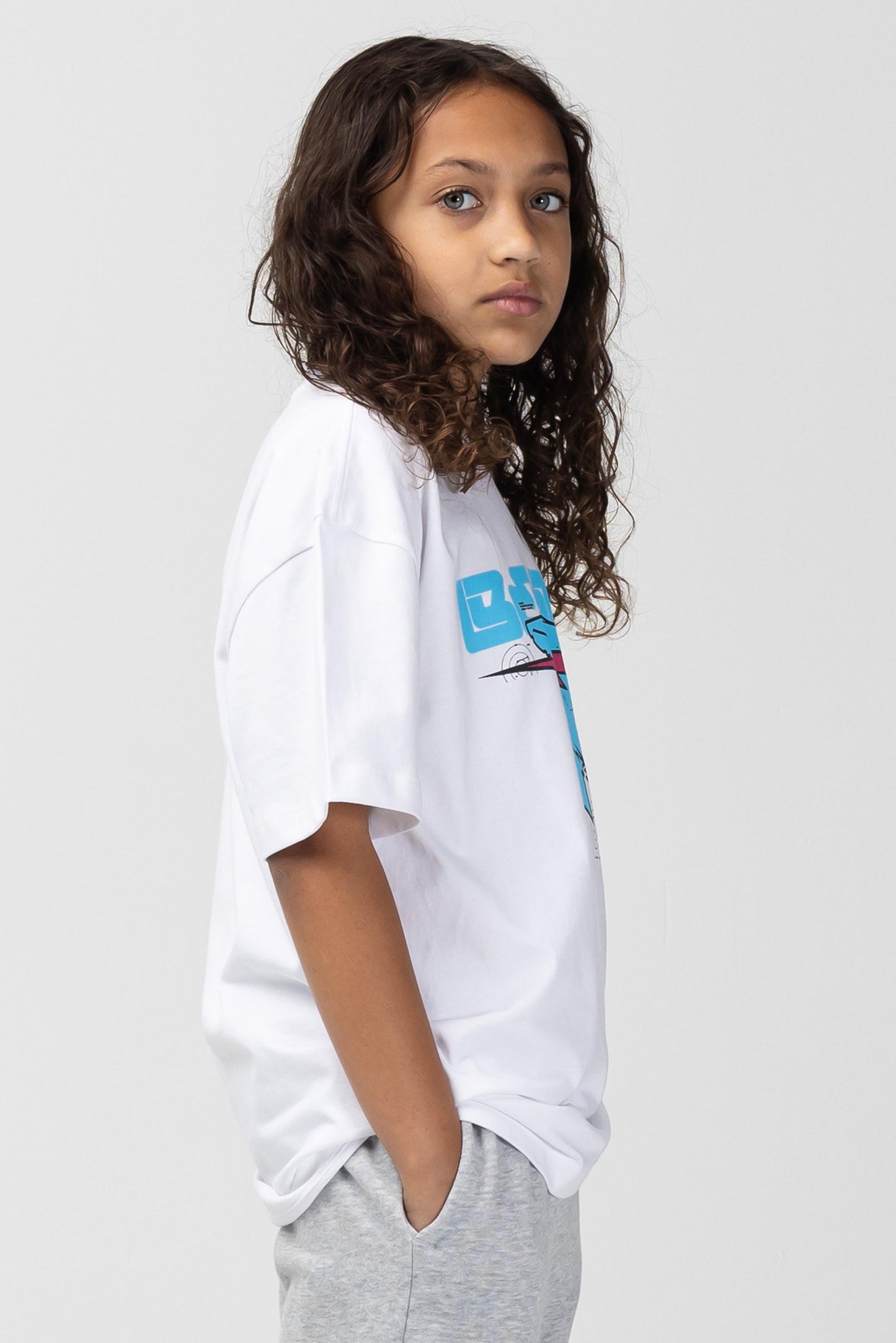 KIDS EXOBYTE TEE - WHITE