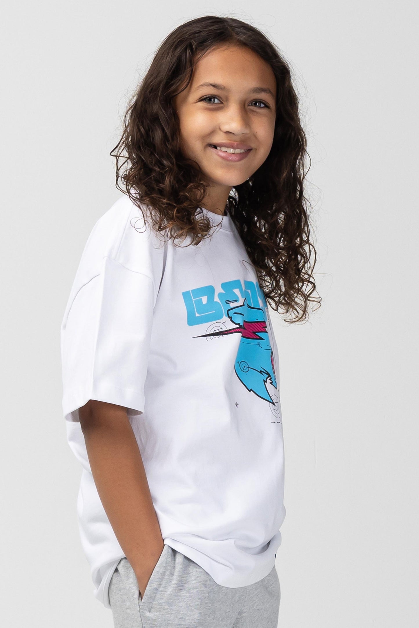 KIDS EXOBYTE TEE - WHITE