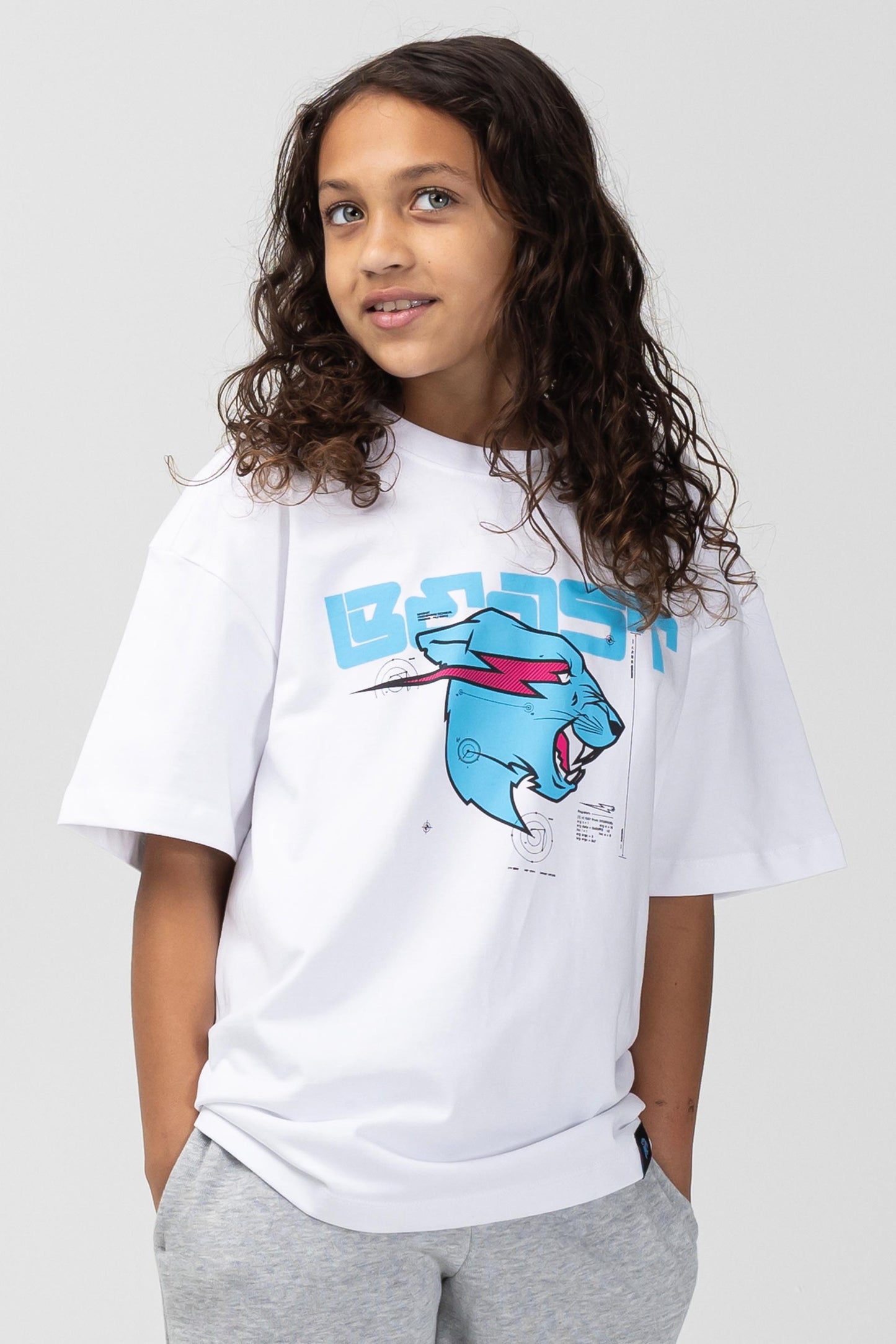 KIDS EXOBYTE TEE - WHITE