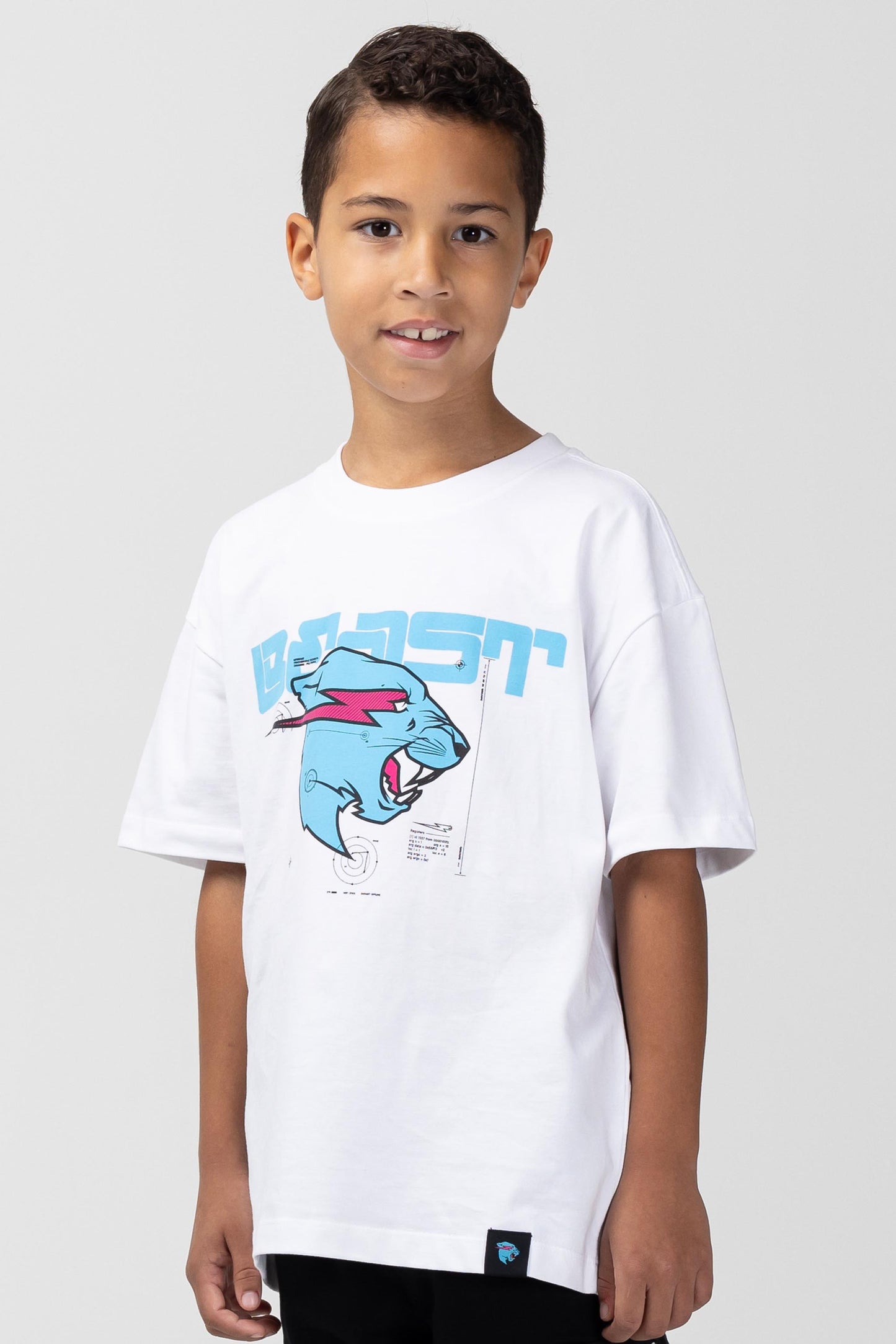 KIDS EXOBYTE TEE - WHITE