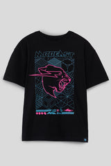 KIDS POLYGON TEE - BLACK