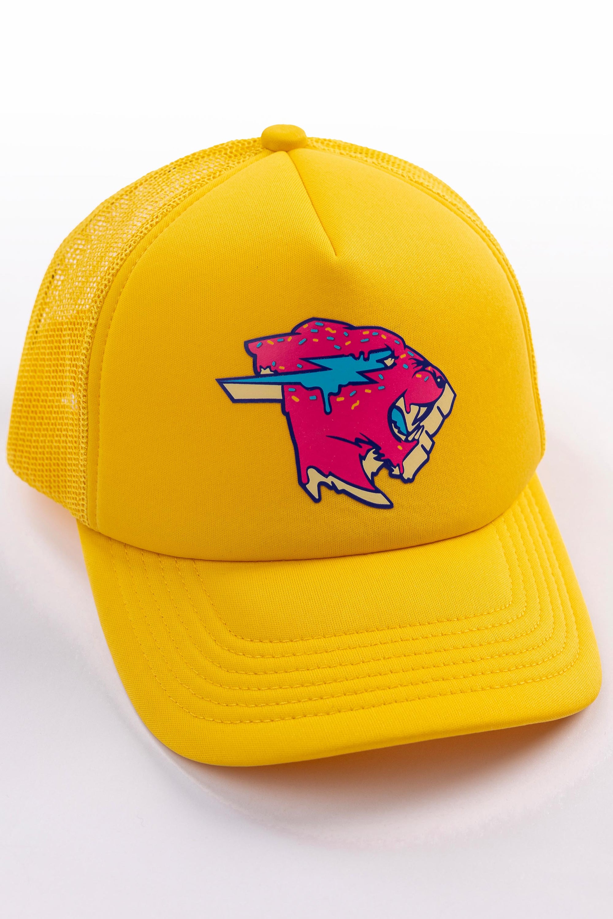 FROSTED SNAPBACK HAT - YELLOW