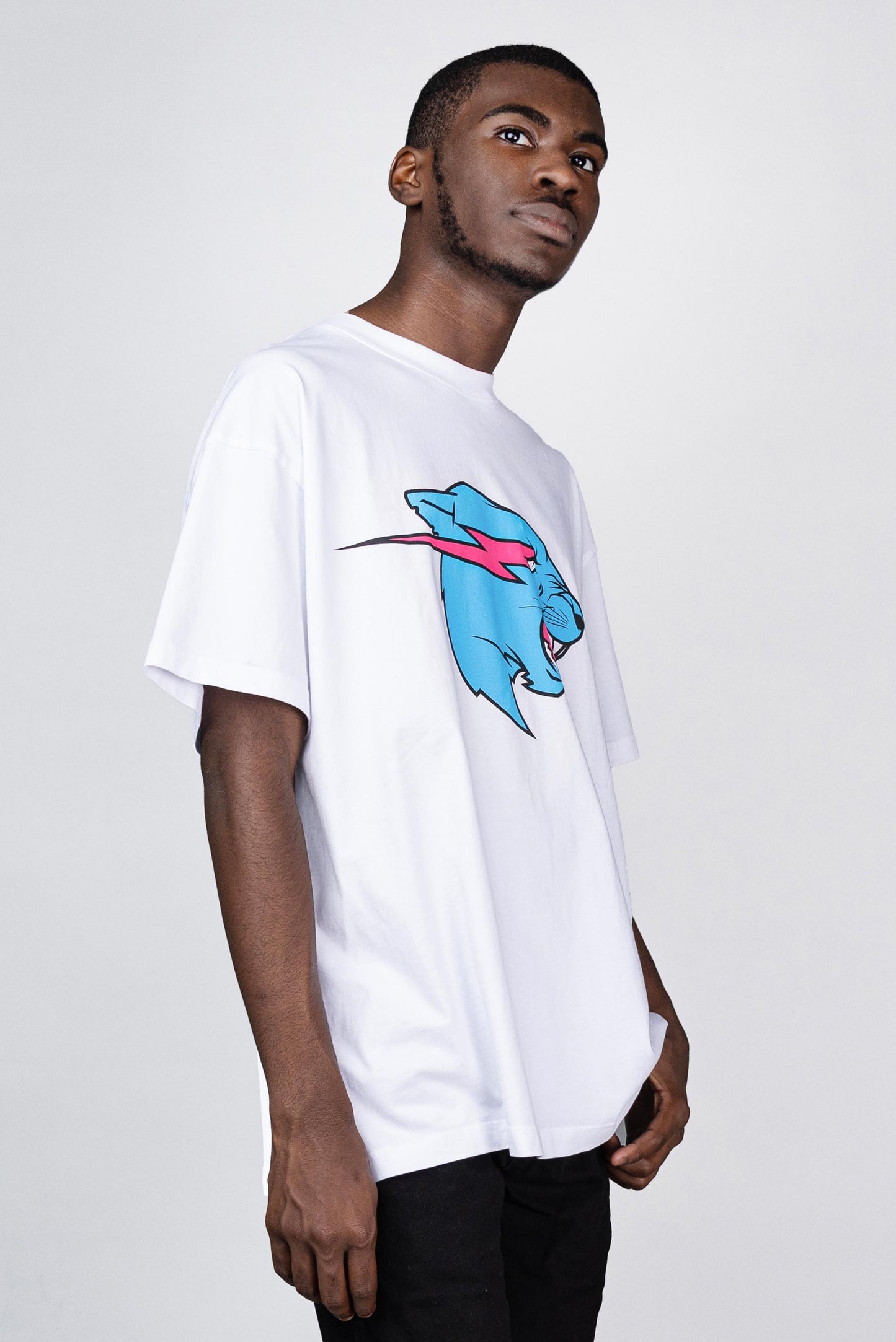 PANTHER S/SLEEVE TEE - WHITE