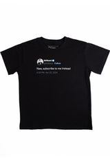 KIDS NAW S/SLEEVE TEE - BLACK
