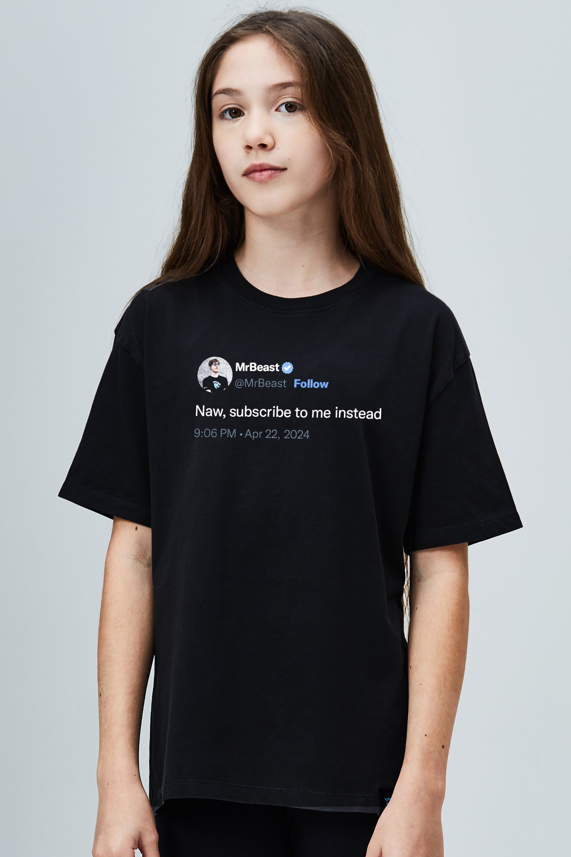KIDS NAW S/SLEEVE TEE - BLACK