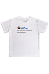 KIDS NAW S/SLEEVE TEE - WHITE