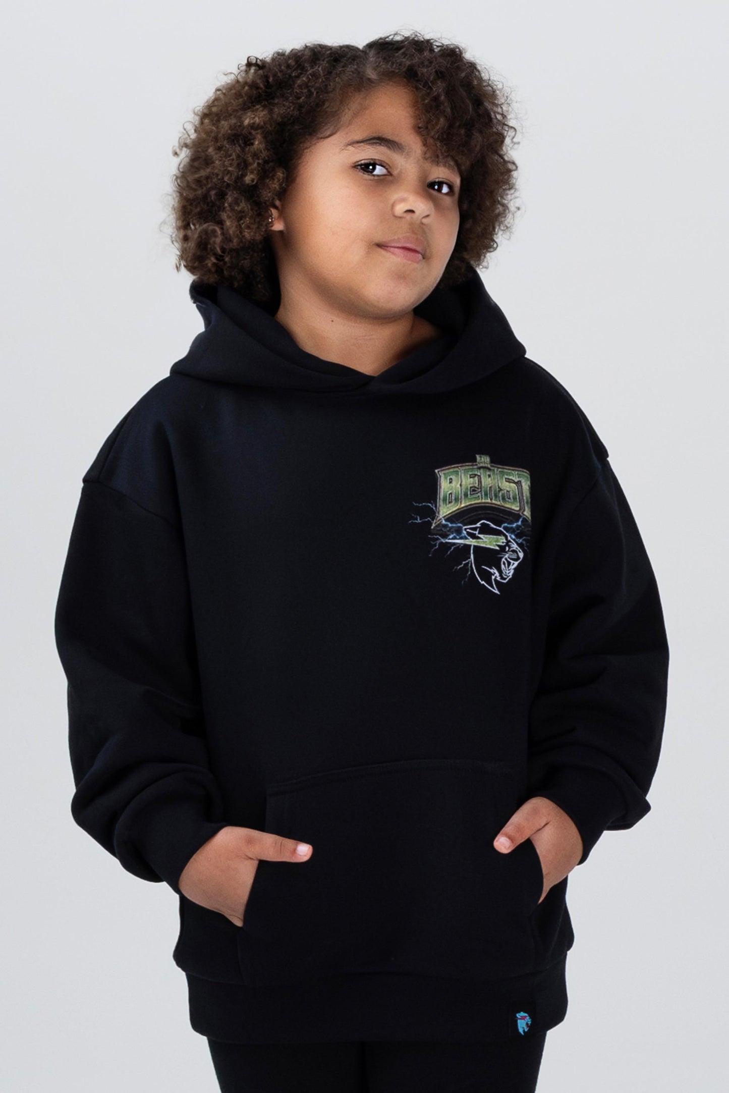 KIDS SNAKE BITE HOODIE - BLACK