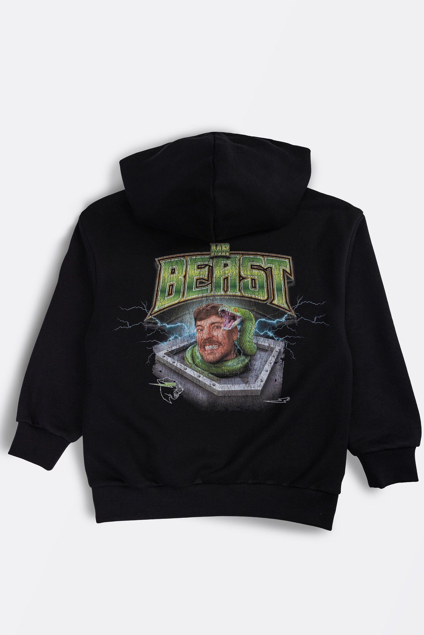 KIDS SNAKE BITE HOODIE - BLACK