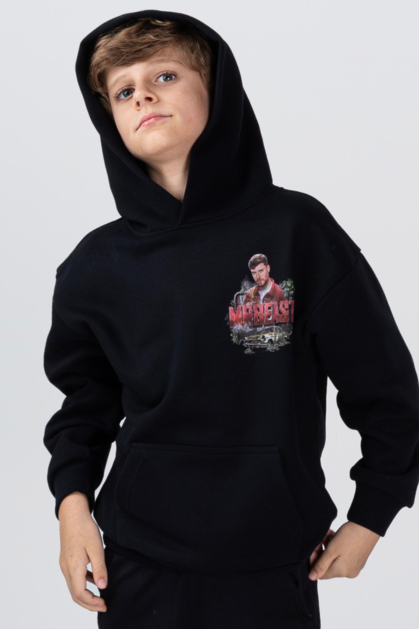 KIDS APOCALYPSE HOODIE - BLACK