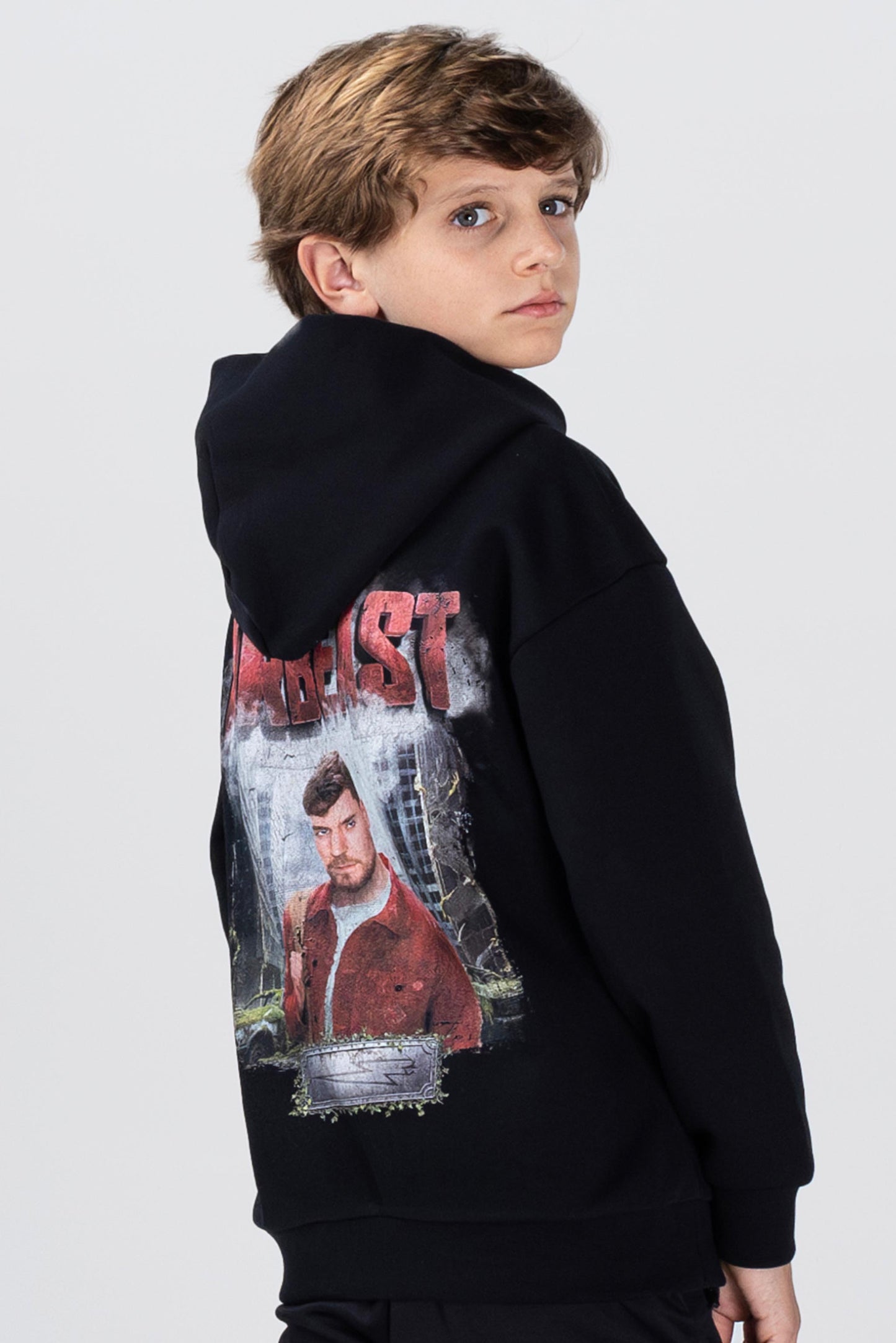 KIDS APOCALYPSE HOODIE - BLACK