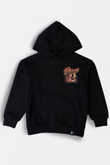 KIDS CAVE HOODIE - BLACK