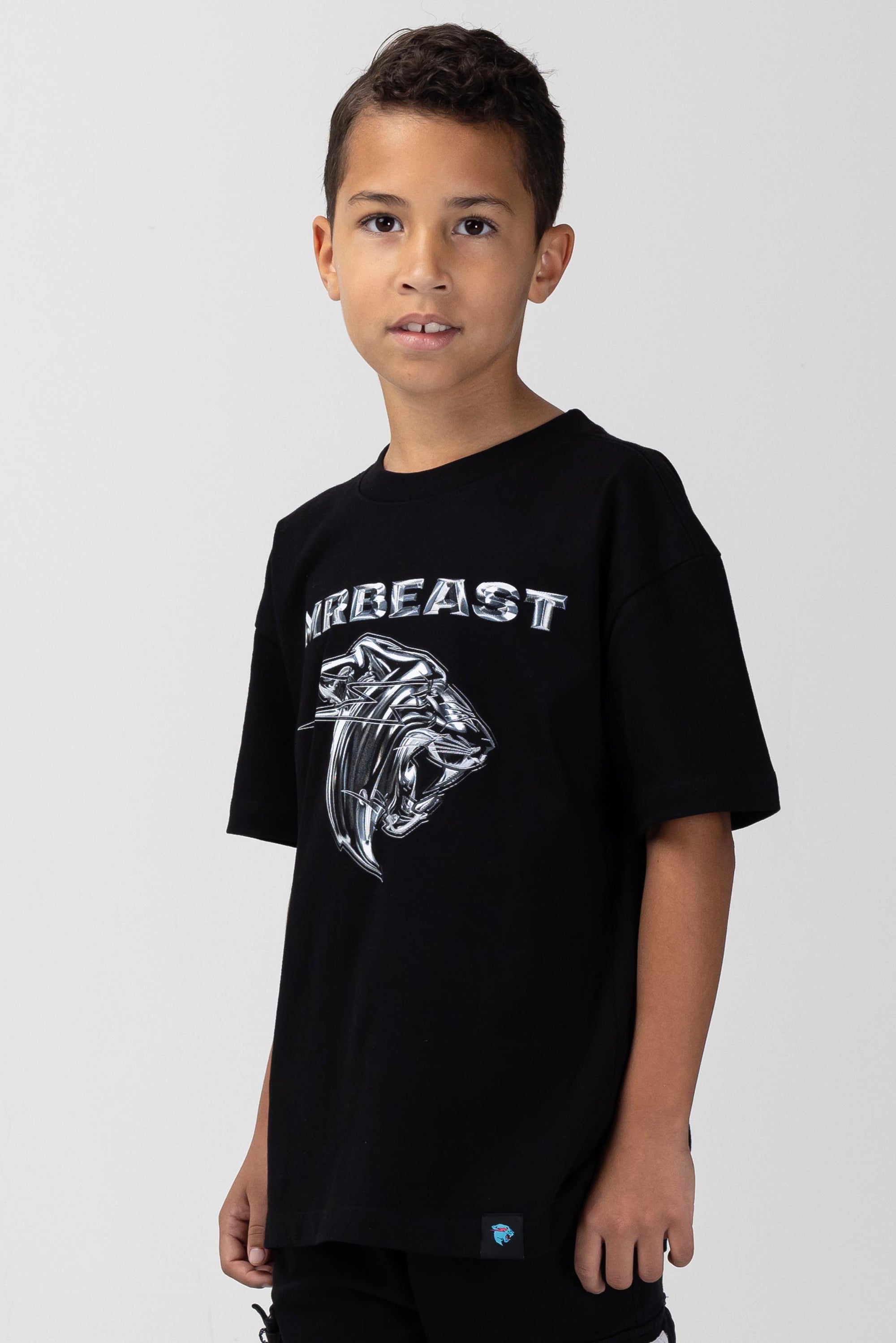 KIDS CHROMIUM TEE - BLACK