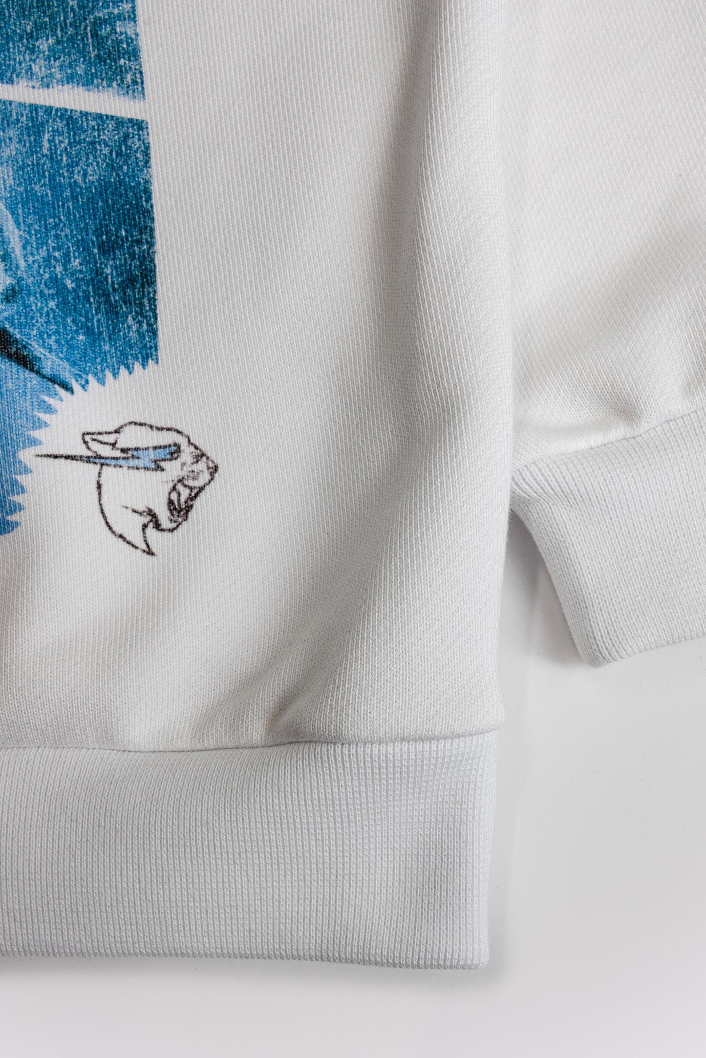 KIDS SHARK AT SEA HOODIE - WHITE