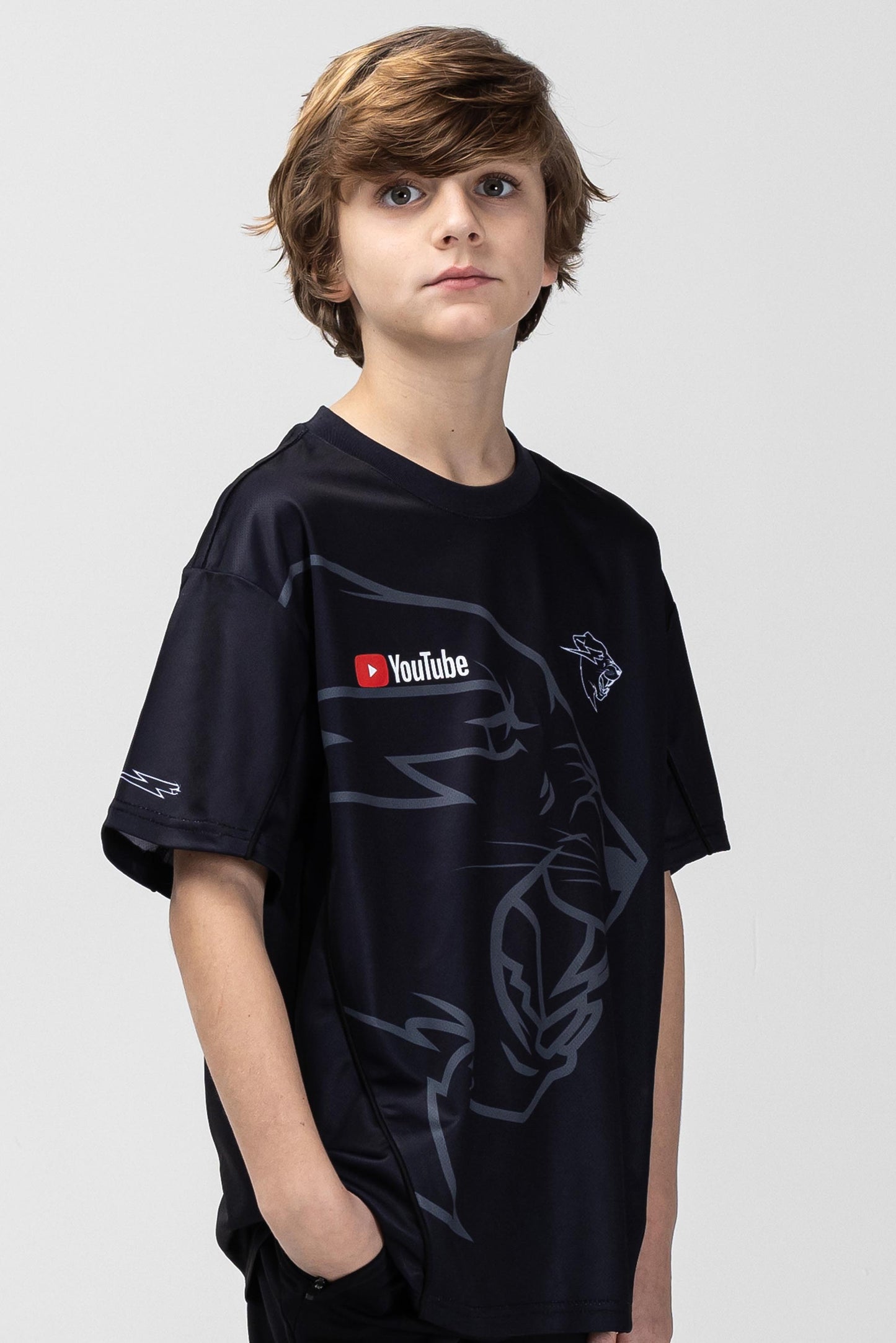 MRBEAST x YOUTUBE #1 TEAM JERSEY - BLACK