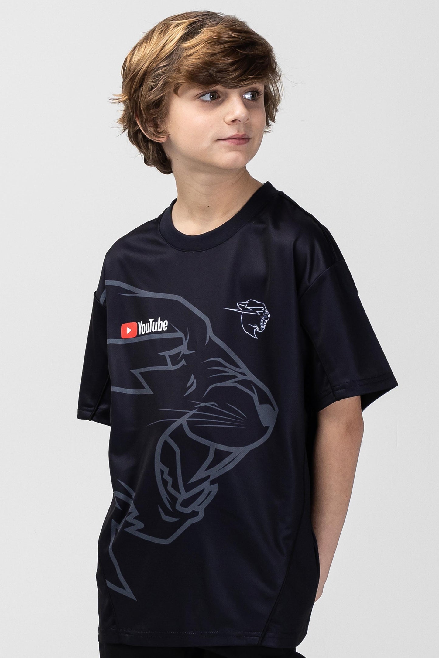 MRBEAST x YOUTUBE #1 TEAM JERSEY - BLACK