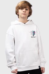 KIDS CLONE HOODIE - WHITE