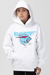 KIDS EXOBYTE HOODIE - WHITE