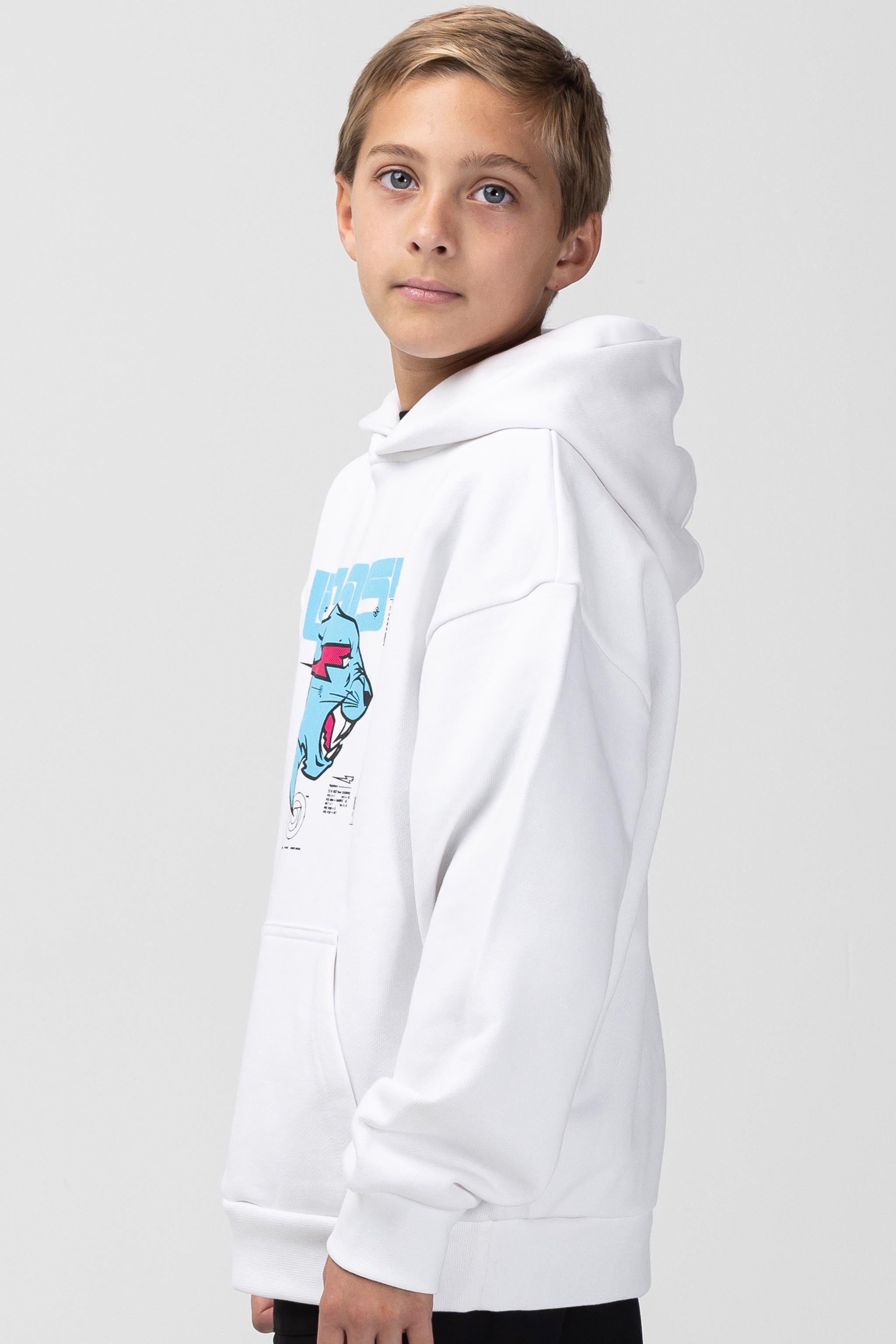 Blanco Embroidered The Run Wave Hoodie | The Run Wave
