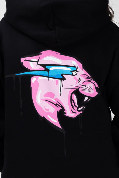 KIDS "HELLO MY NAME IS" HOODIE - BLACK