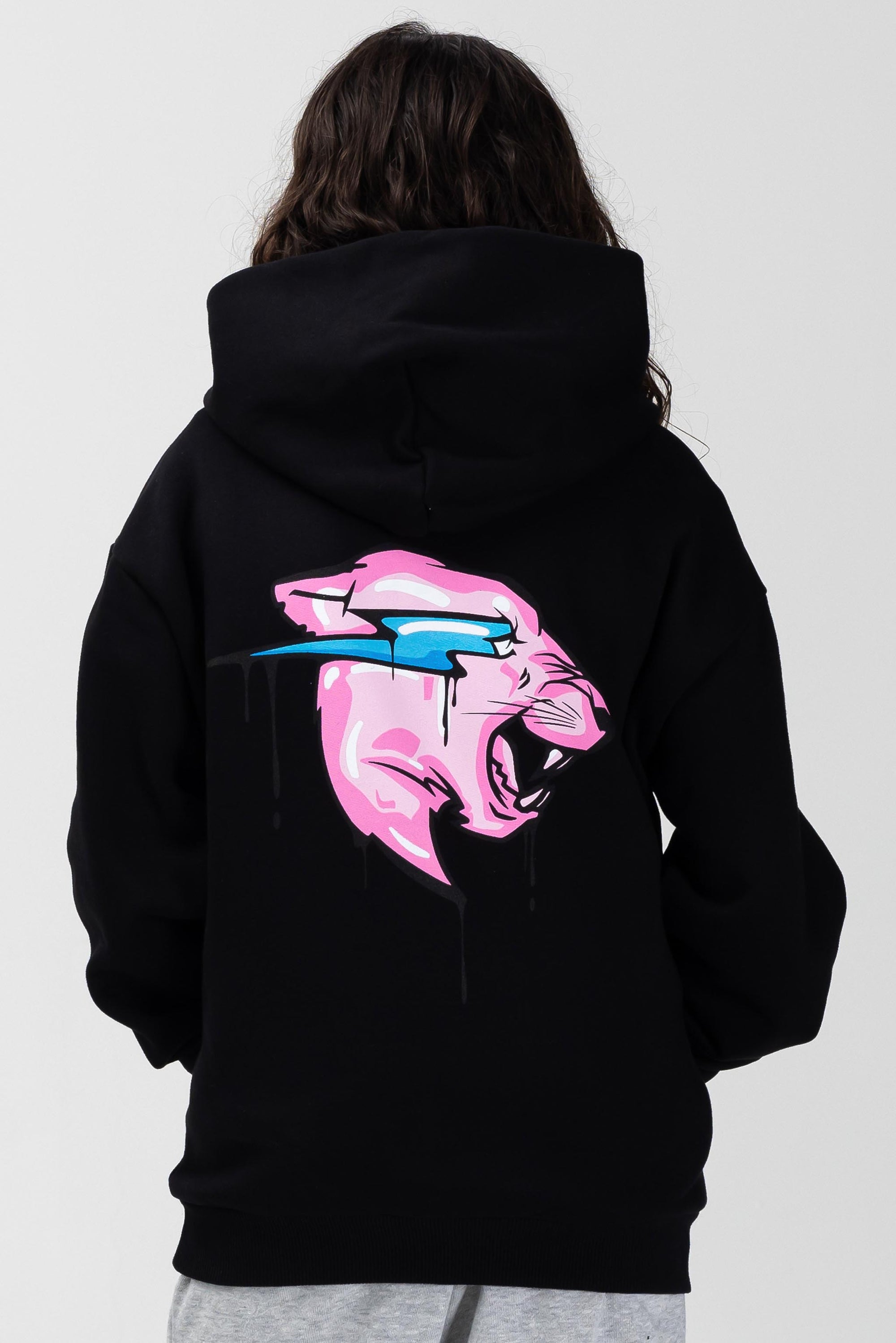 KIDS "HELLO MY NAME IS" HOODIE - BLACK