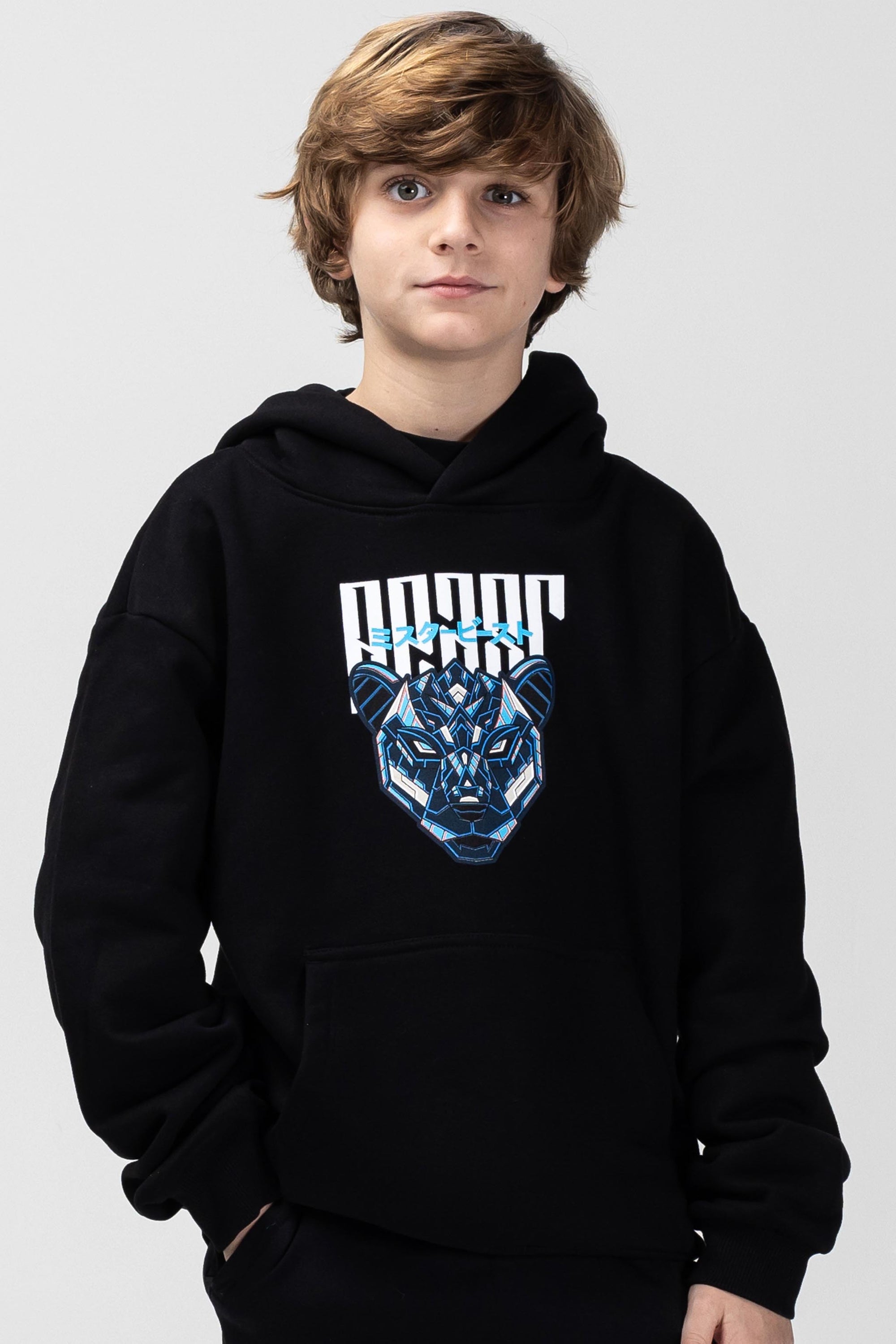 KIDS BLADE HOODIE - BLACK