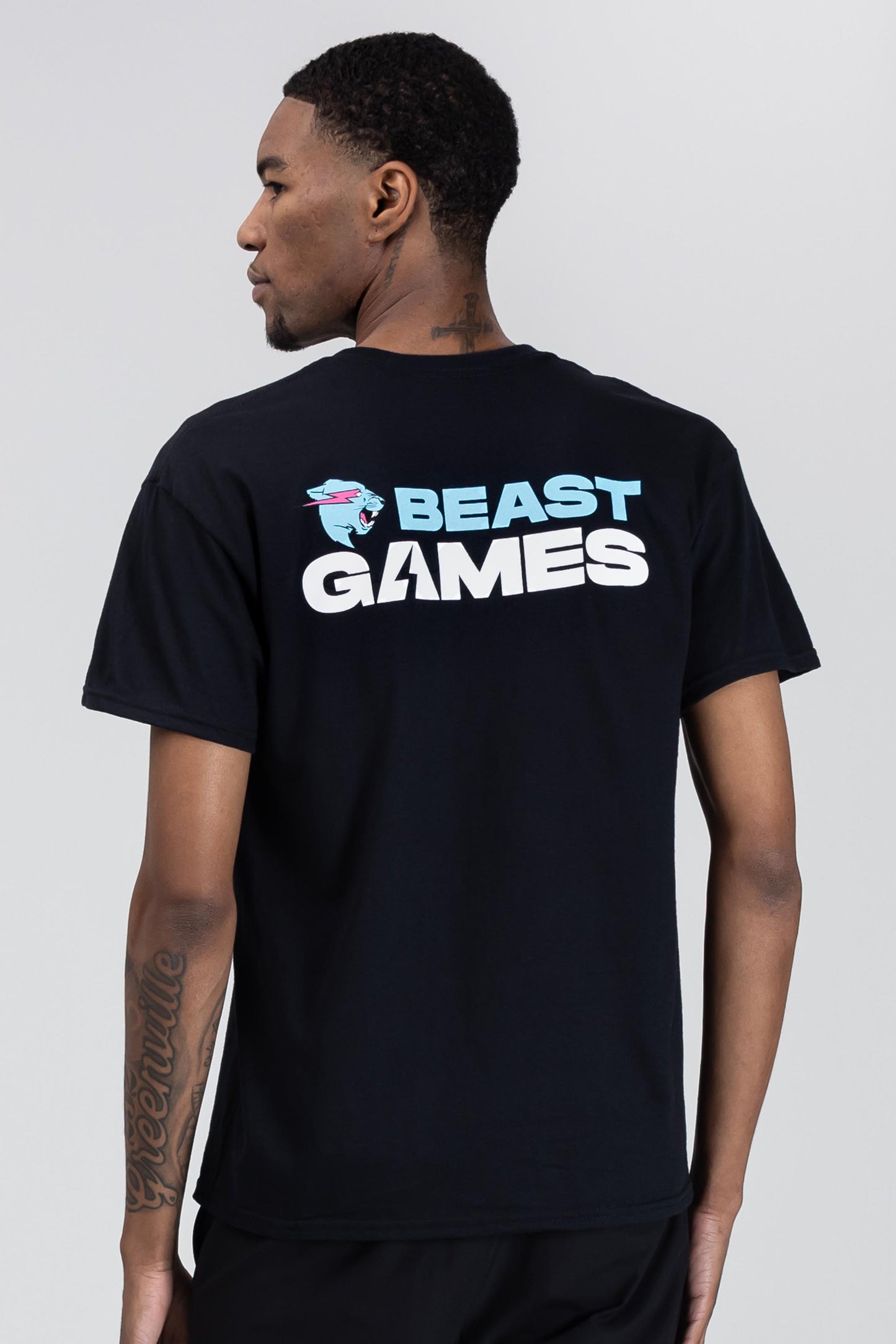 BEAST GAMES BASIC TEE - BLACK