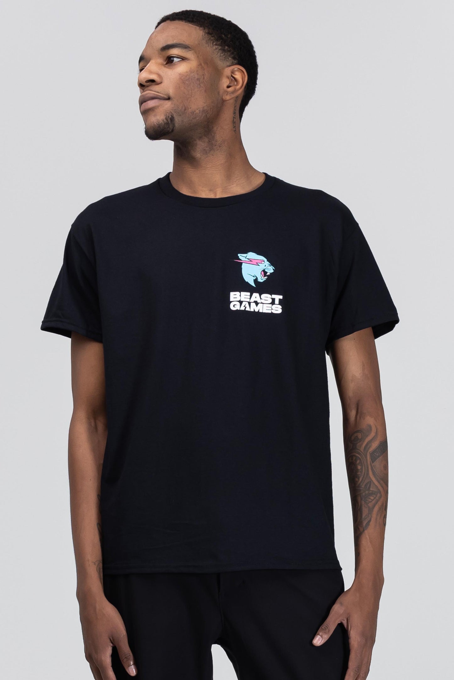 BEAST GAMES BASIC TEE - BLACK