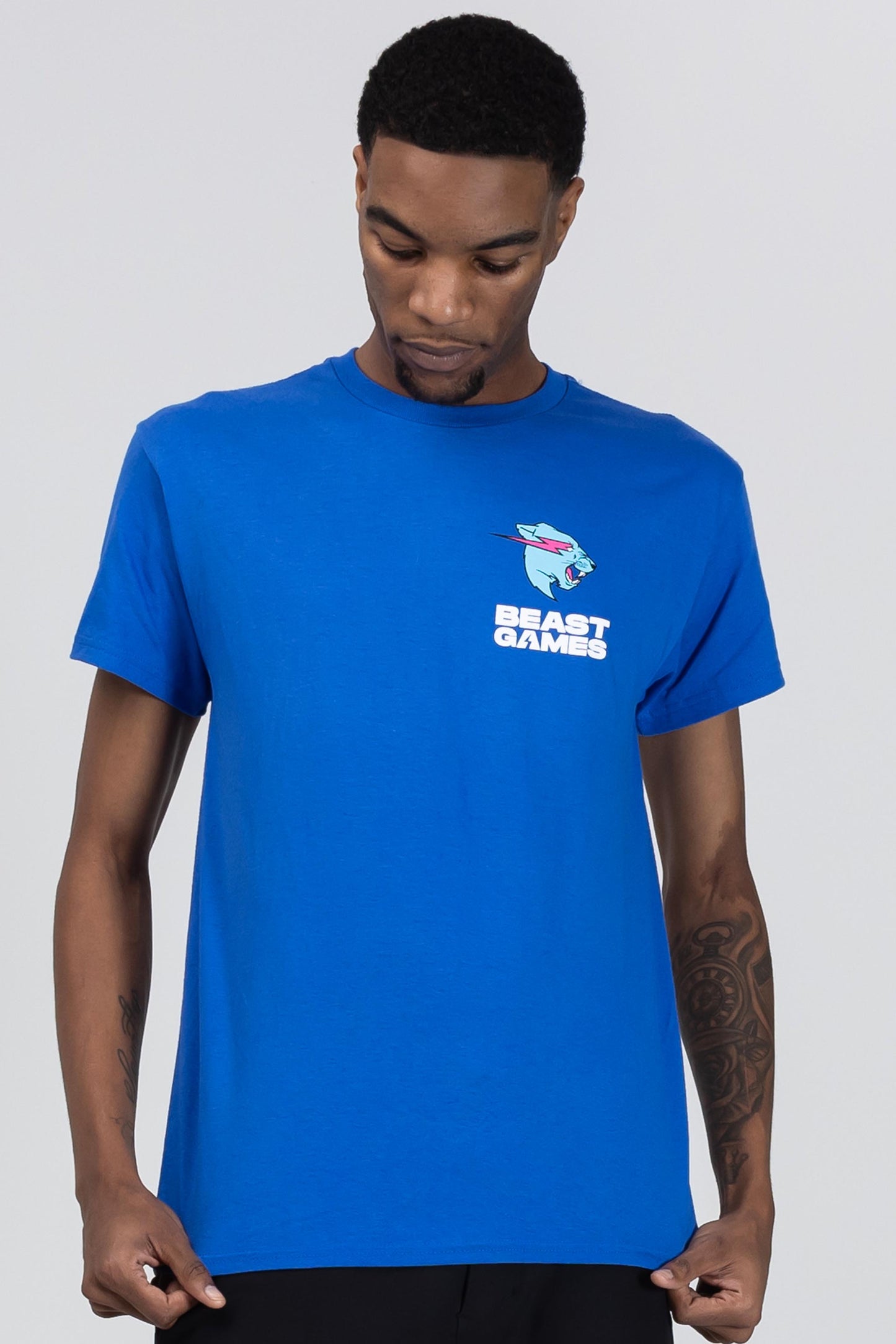 BEAST GAMES BASIC TEE - BLUE