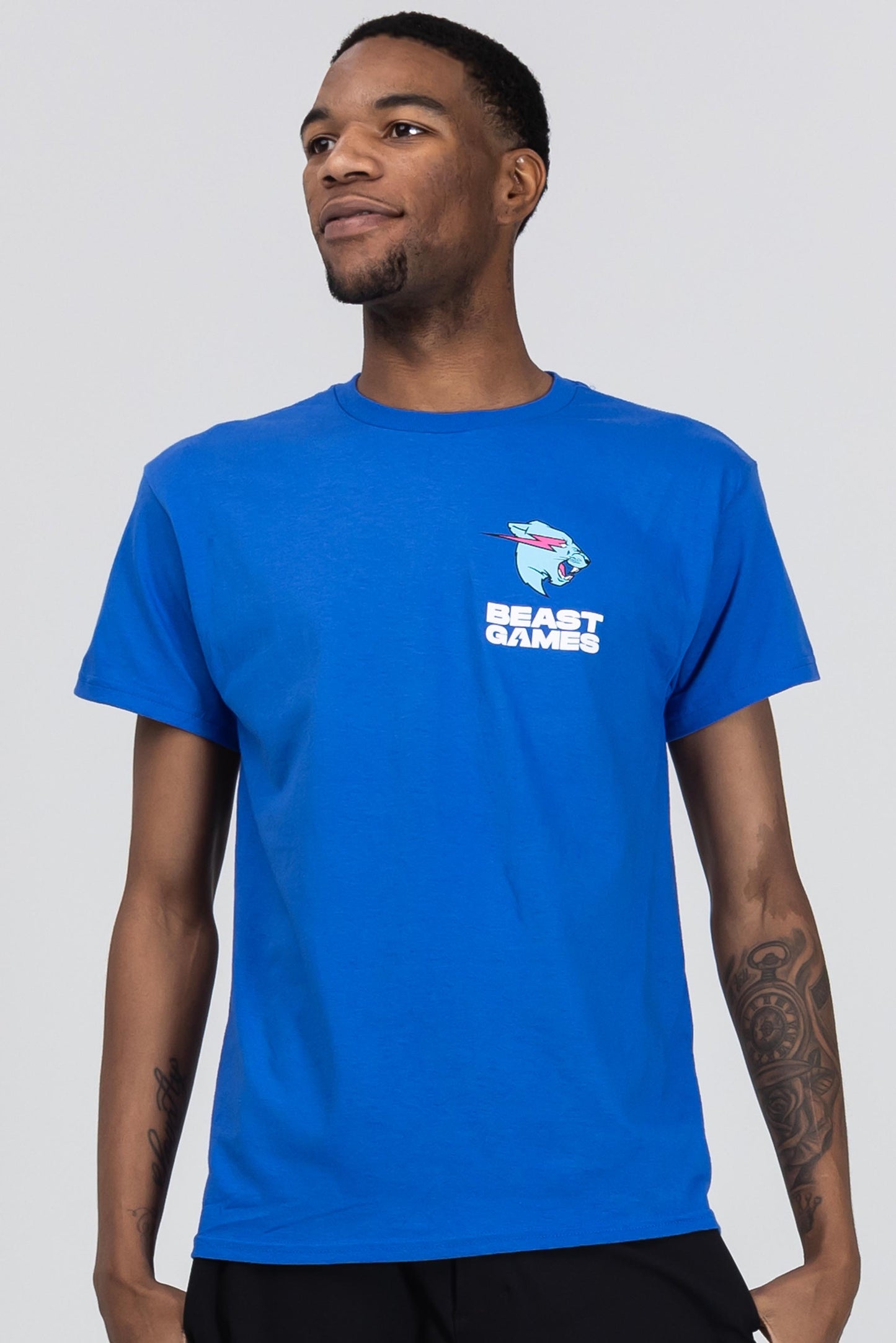 BEAST GAMES BASIC TEE - BLUE