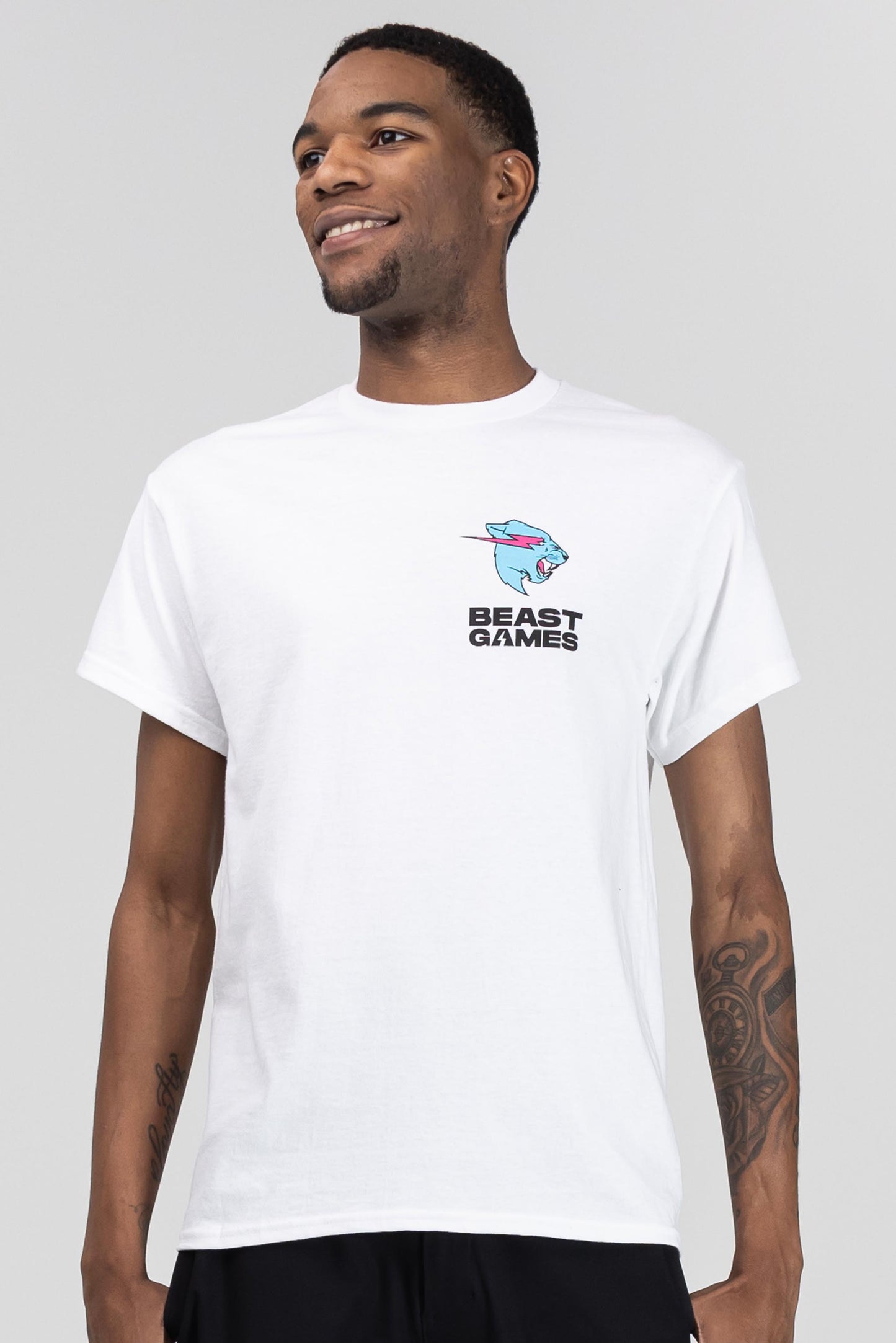 BEAST GAMES BASIC TEE - WHITE