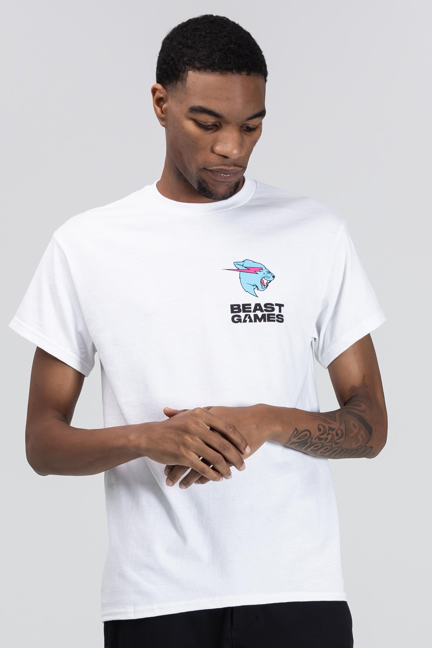 BEAST GAMES BASIC TEE - WHITE