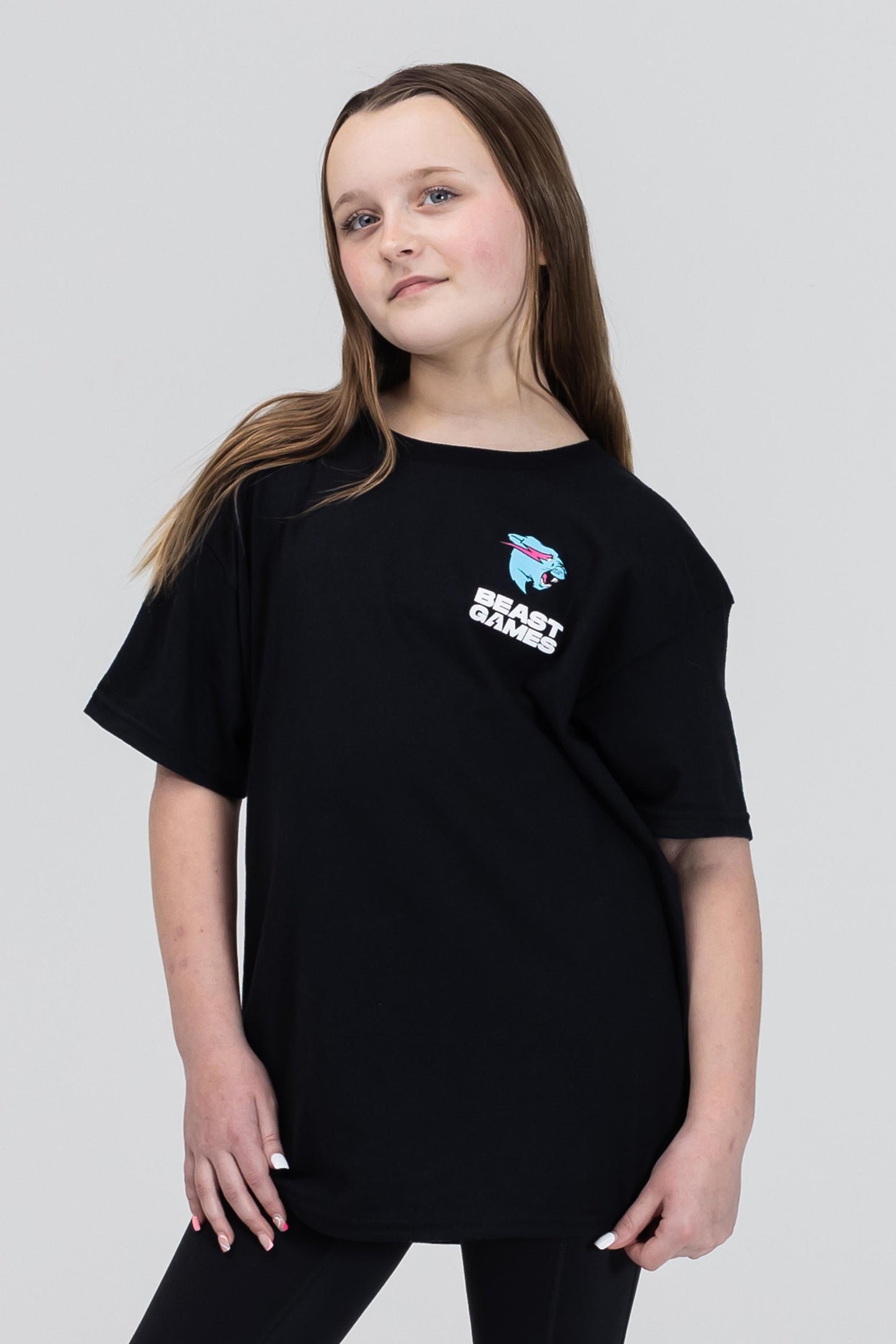 KIDS BEAST GAMES BASIC TEE - BLACK