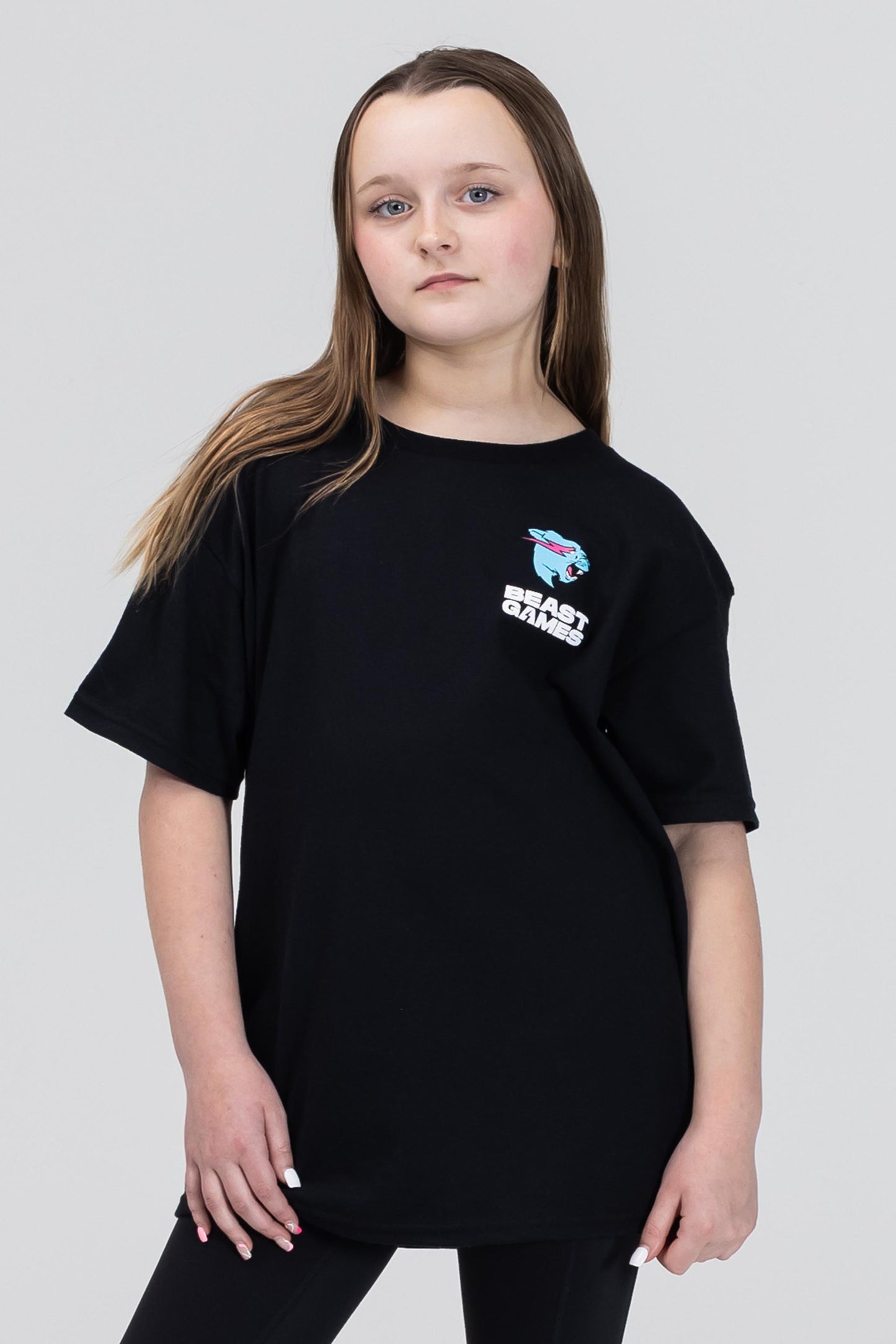 KIDS BEAST GAMES BASIC TEE - BLACK