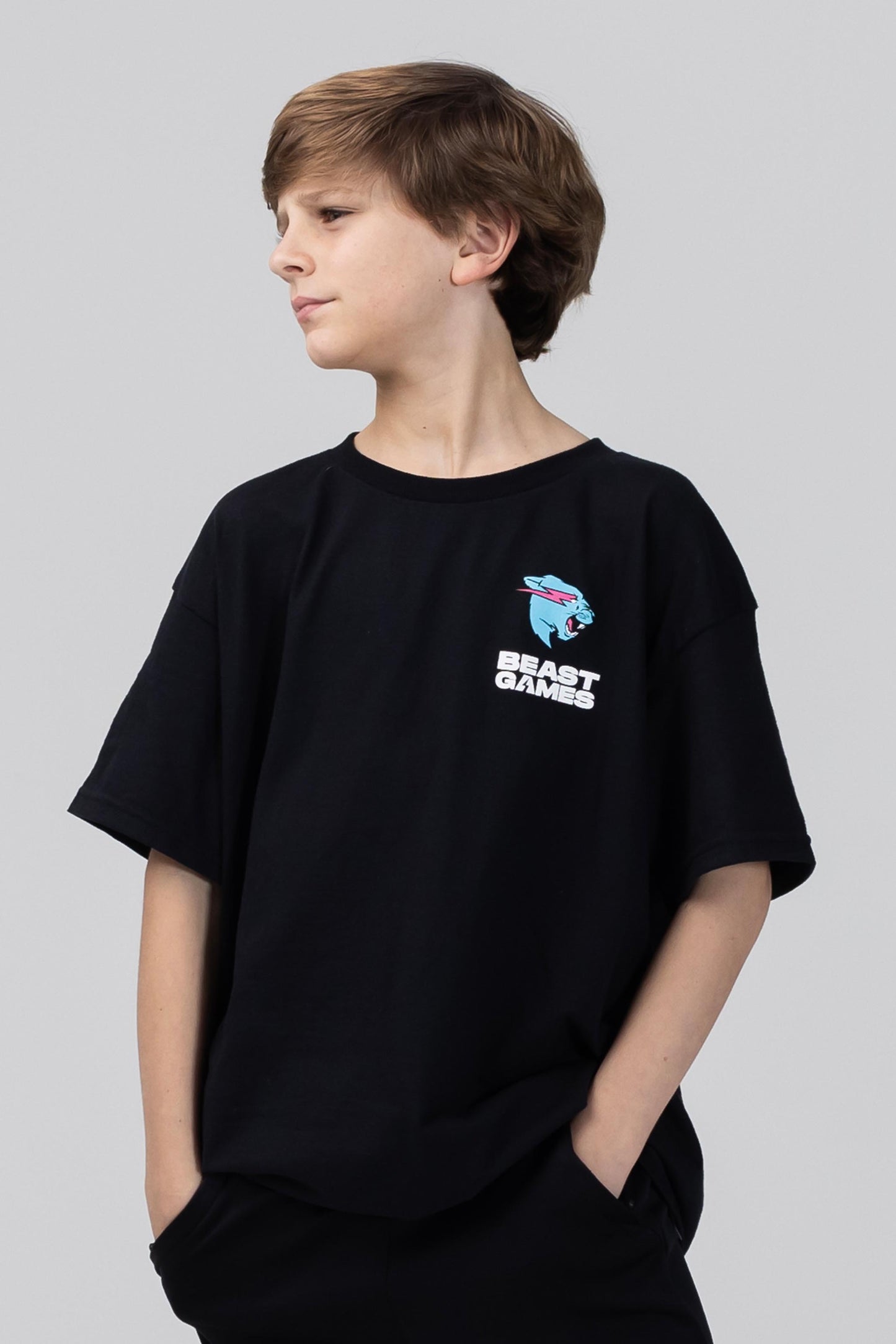 KIDS BEAST GAMES BASIC TEE - BLACK