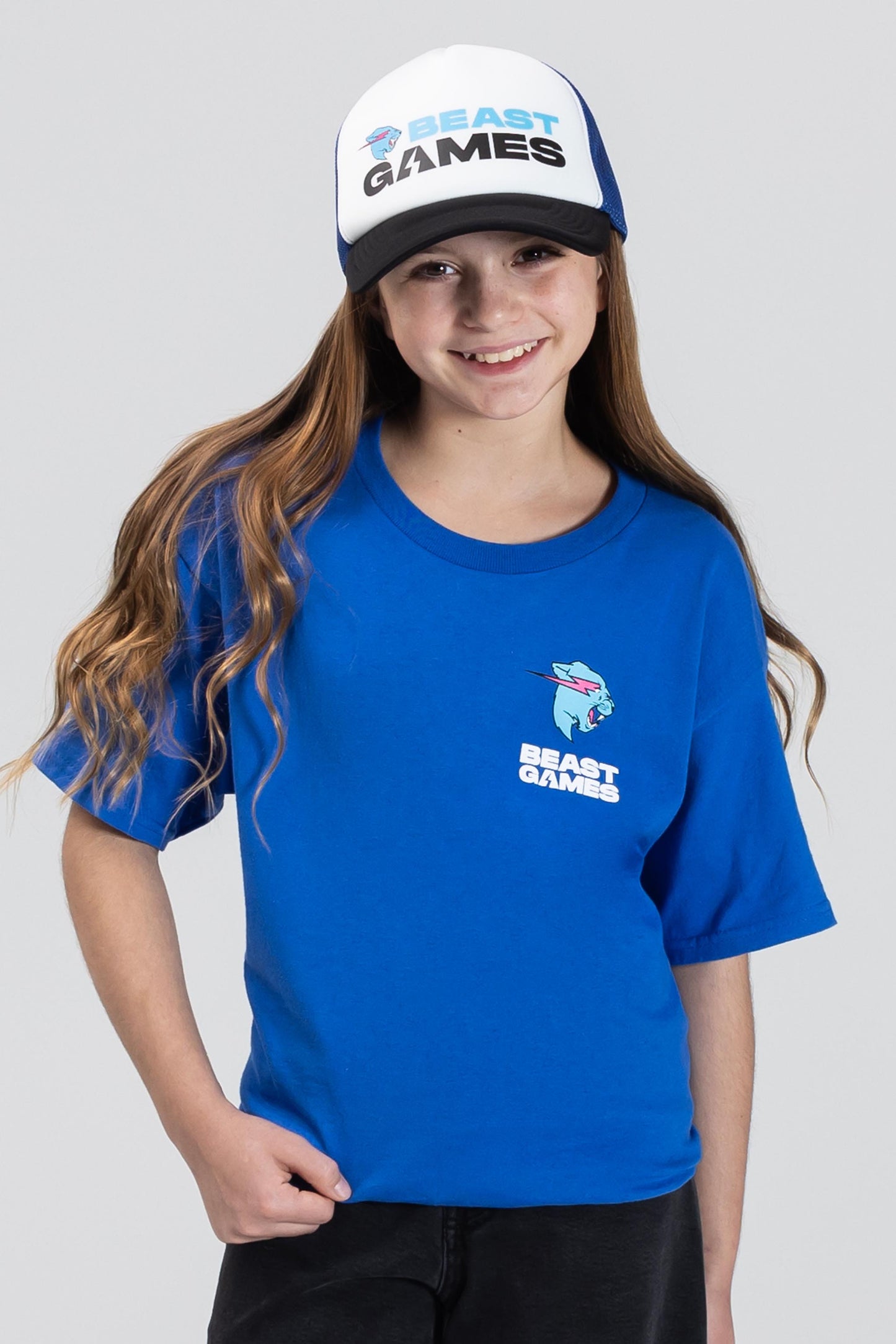 KIDS BEAST GAMES BASIC TEE - BLUE