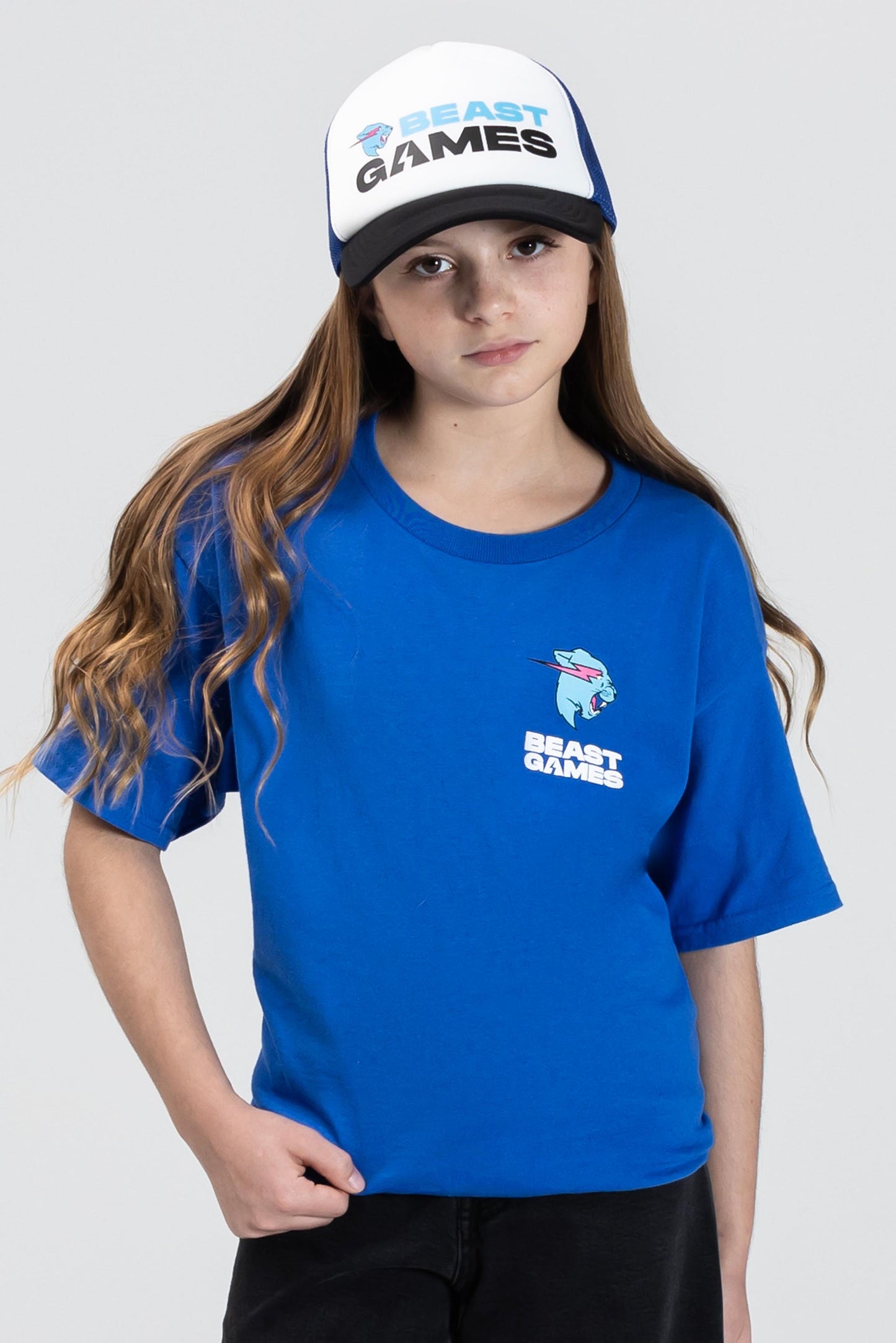 KIDS BEAST GAMES BASIC TEE - BLUE