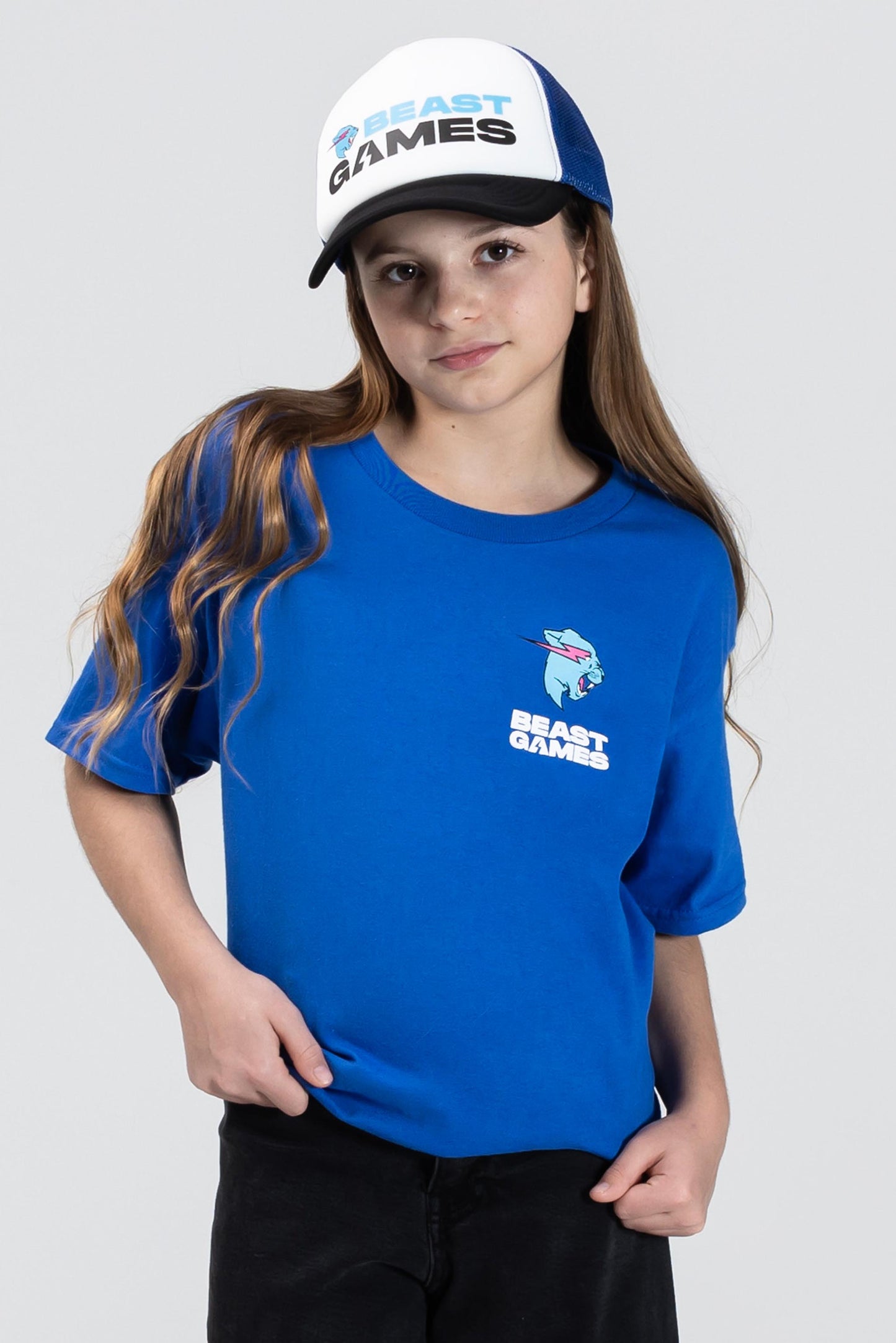 KIDS BEAST GAMES BASIC TEE - BLUE