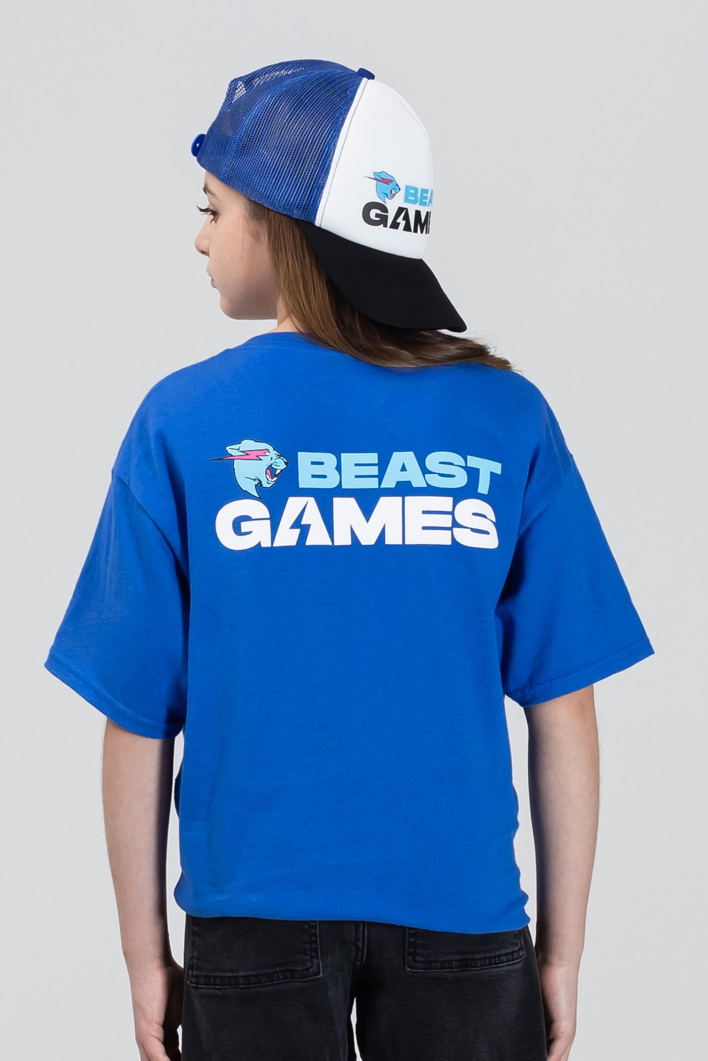 KIDS BEAST GAMES BASIC TEE - BLUE