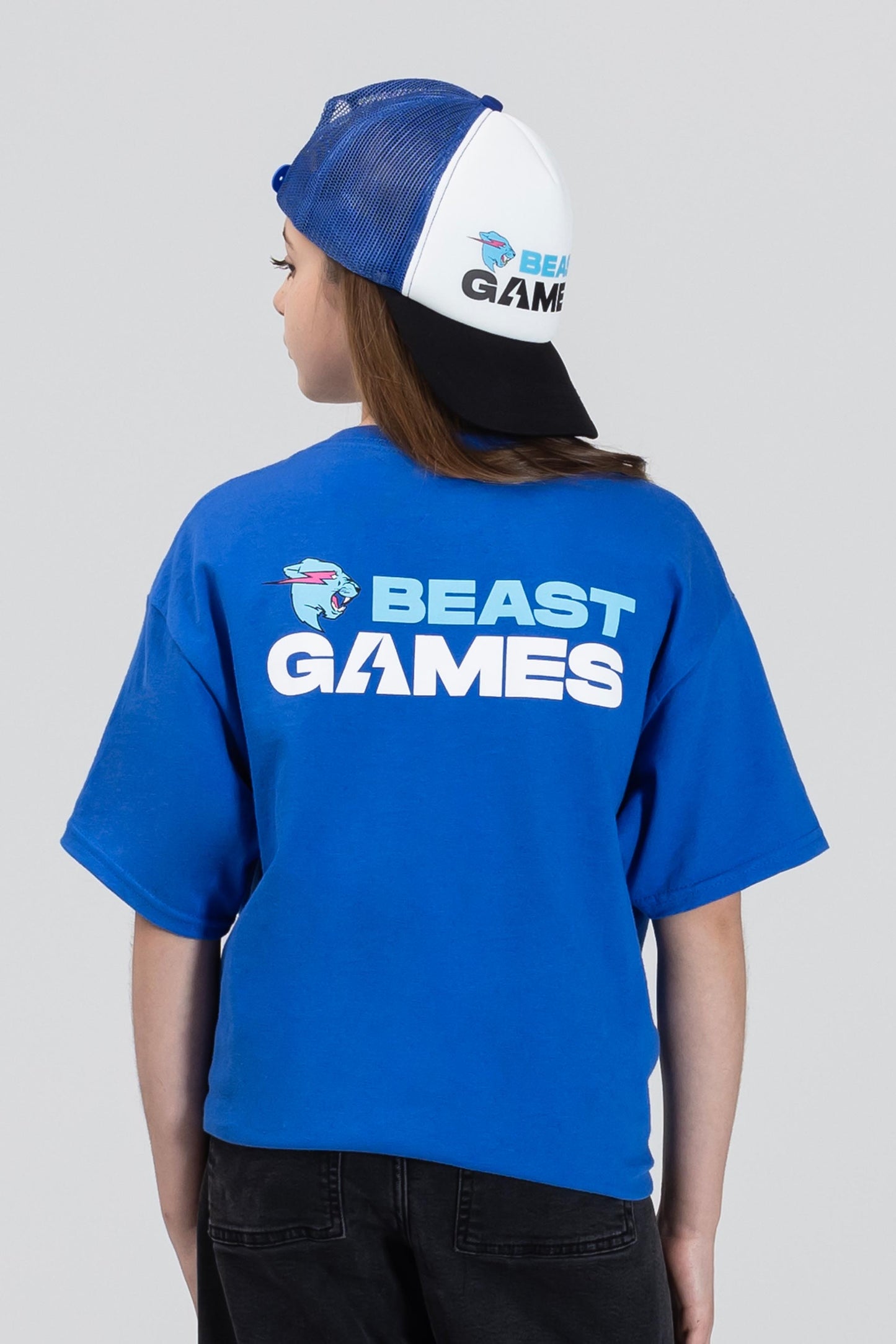 KIDS BEAST GAMES BASIC TEE - BLUE