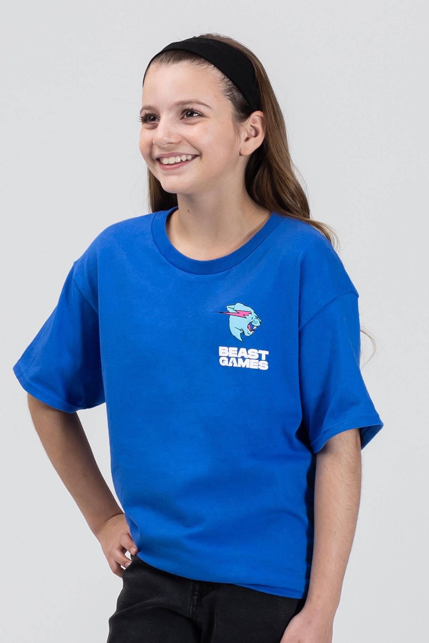 KIDS BEAST GAMES BASIC TEE - BLUE