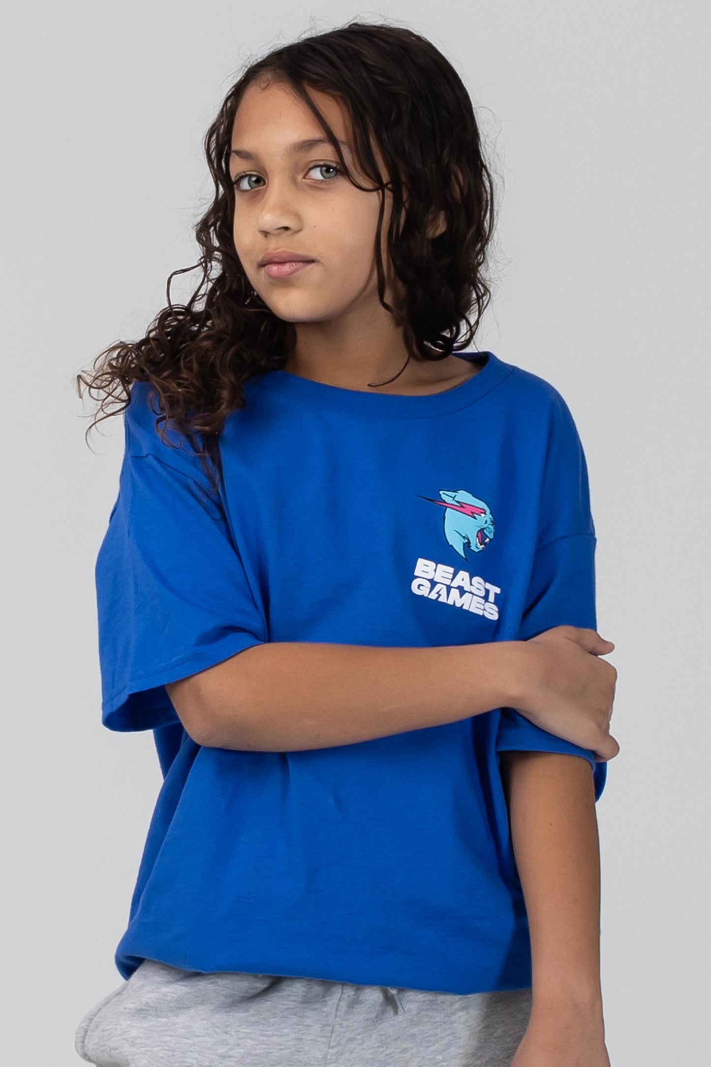 KIDS BEAST GAMES BASIC TEE - BLUE