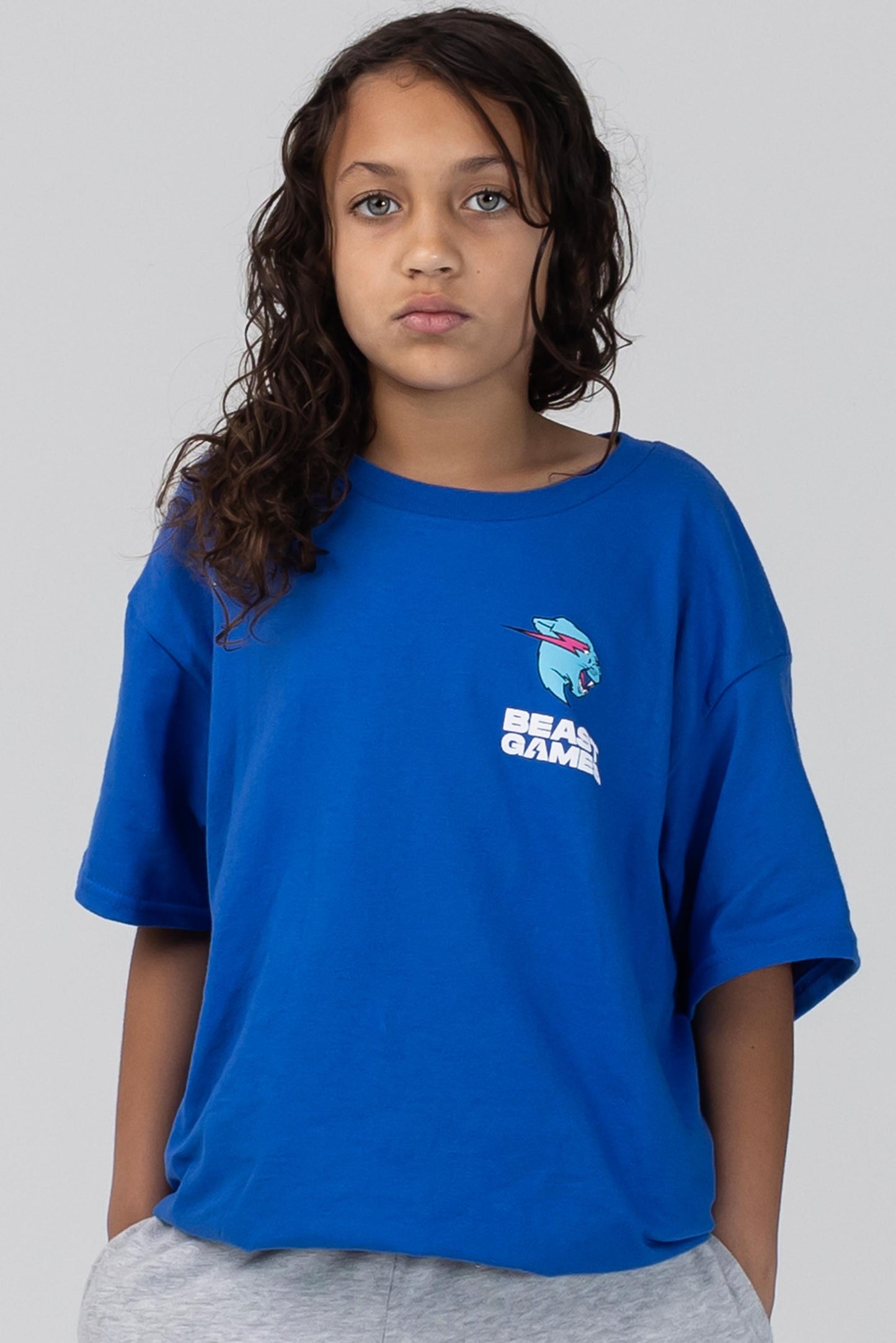 KIDS BEAST GAMES BASIC TEE - BLUE