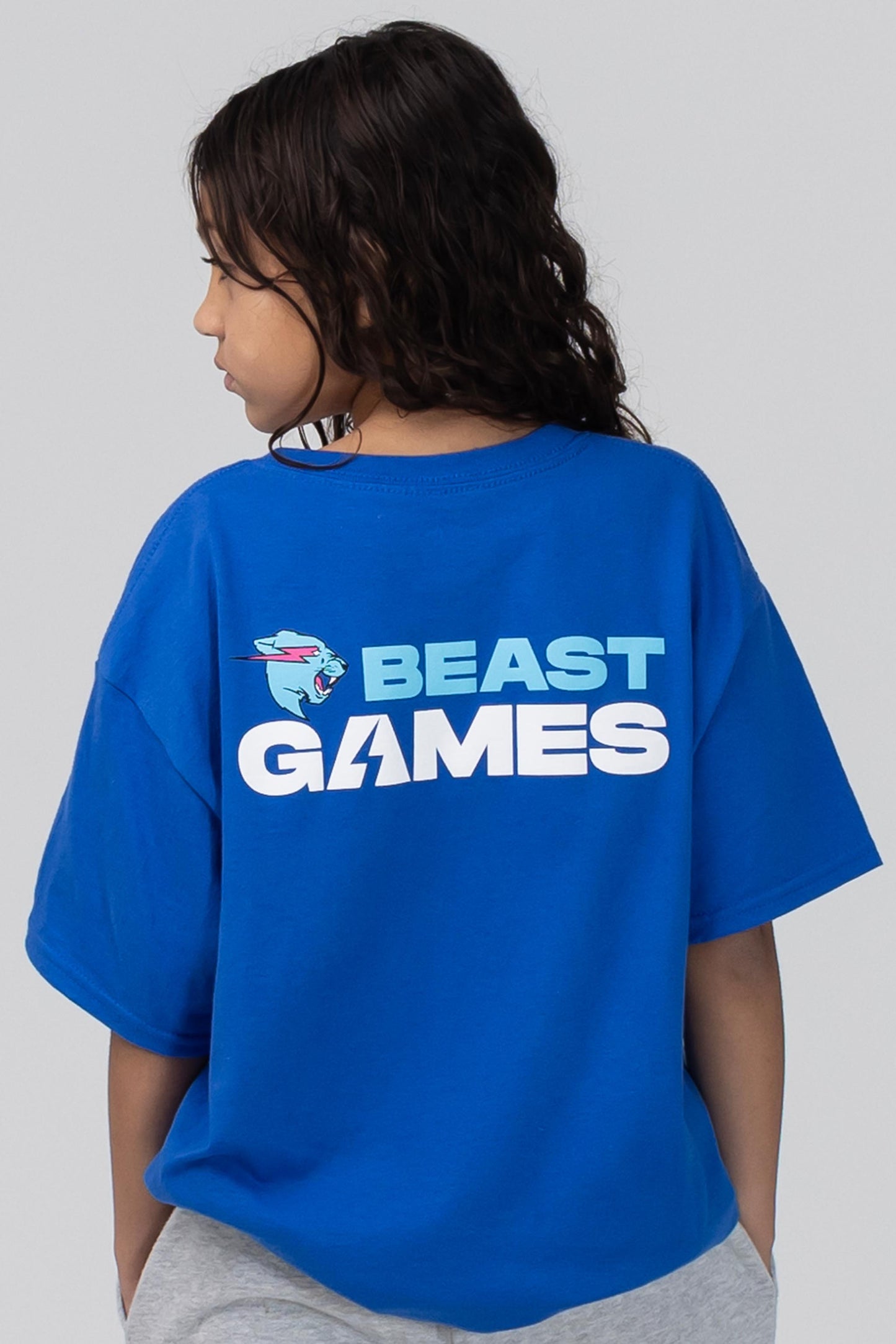 KIDS BEAST GAMES BASIC TEE - BLUE