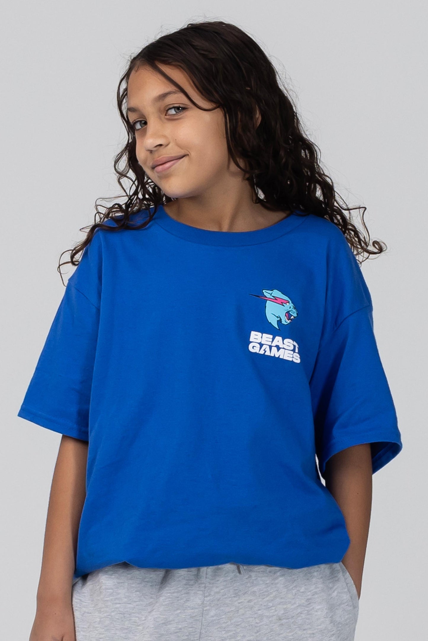 KIDS BEAST GAMES BASIC TEE - BLUE