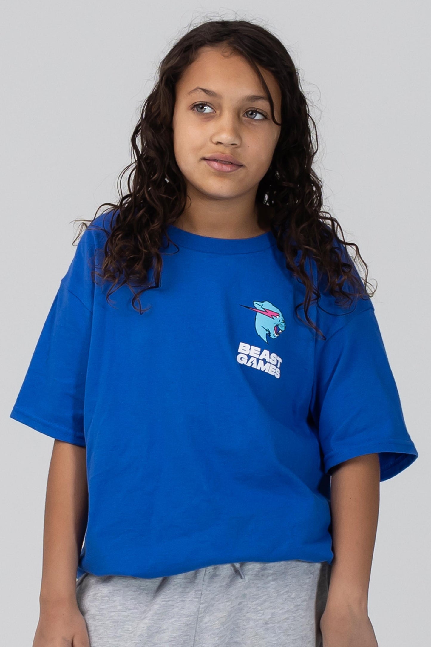 KIDS BEAST GAMES BASIC TEE - BLUE