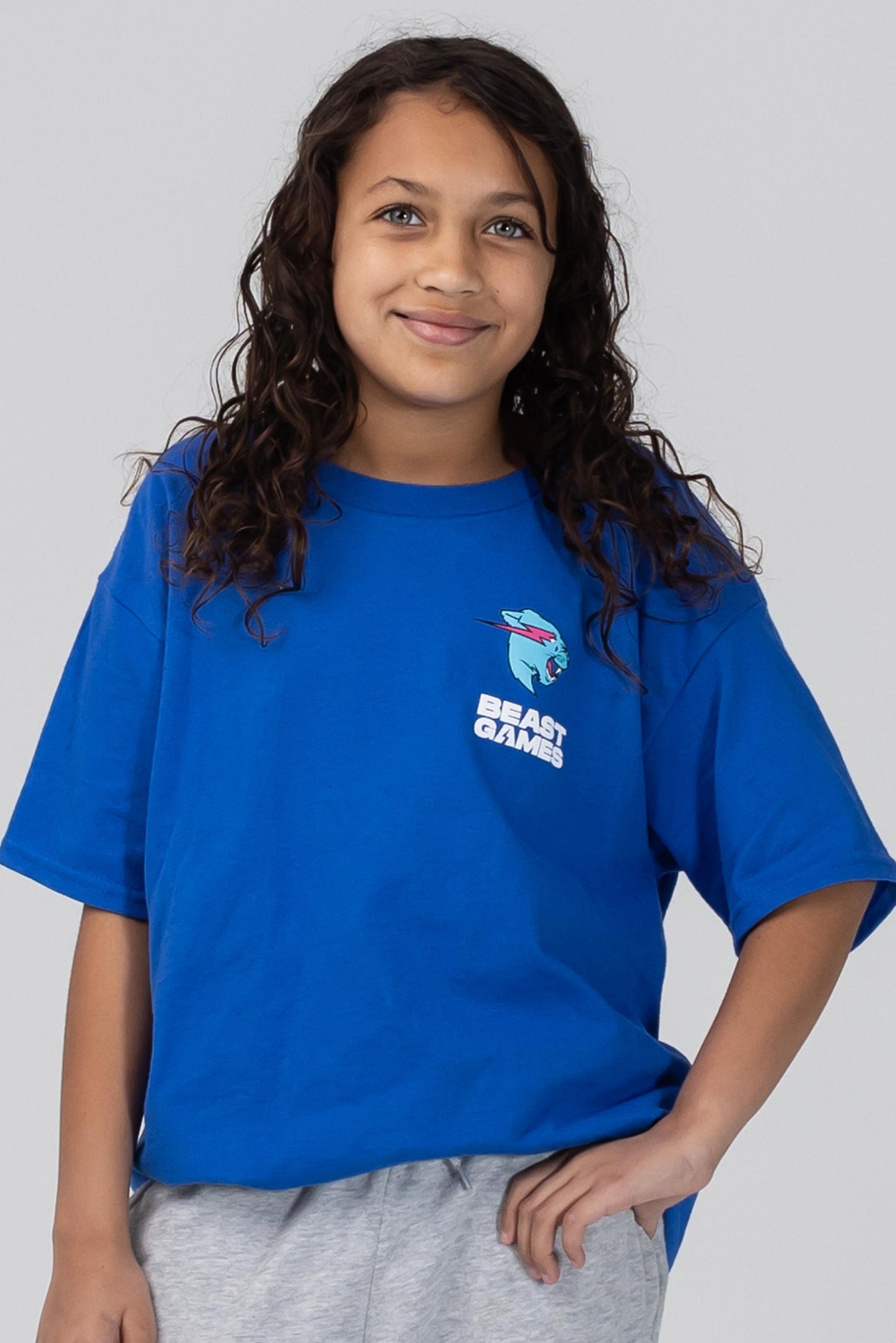 KIDS BEAST GAMES BASIC TEE - BLUE